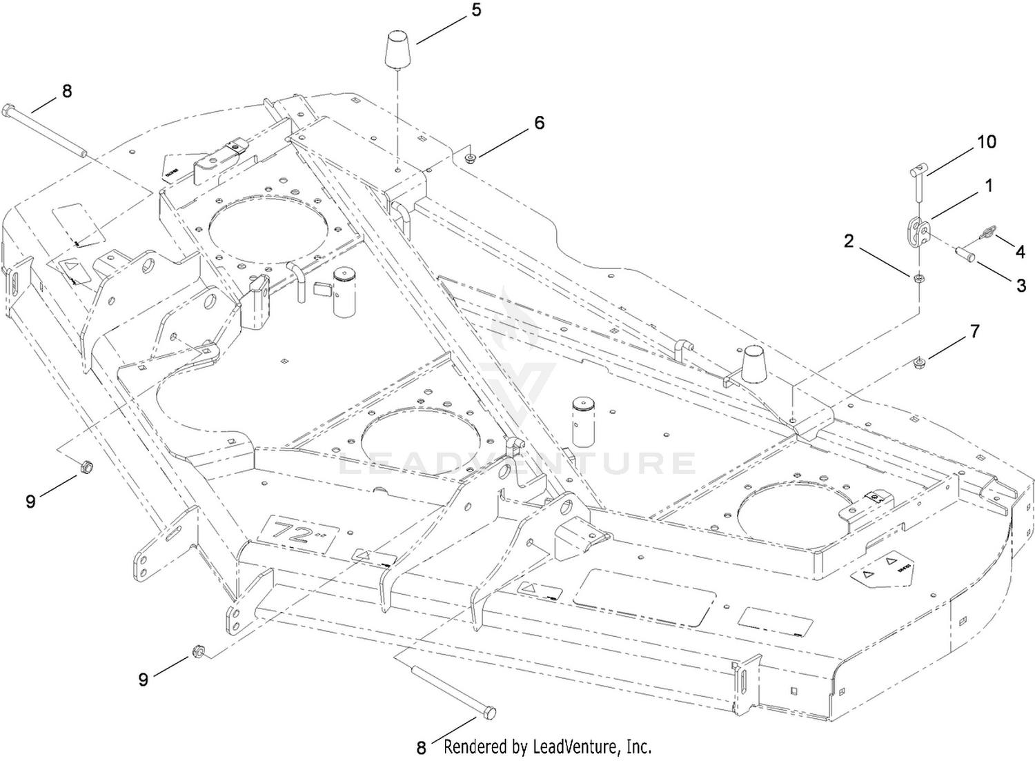 Adjustment Link and Bumper Assembly