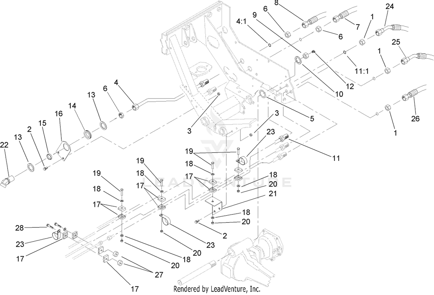 Rear Hydraulic Assembly