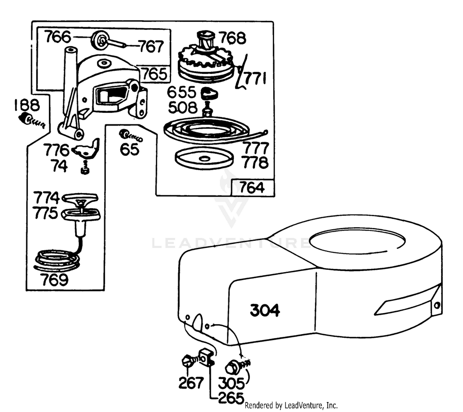 Starter  Shroud Assembly Model 92908-1846-01