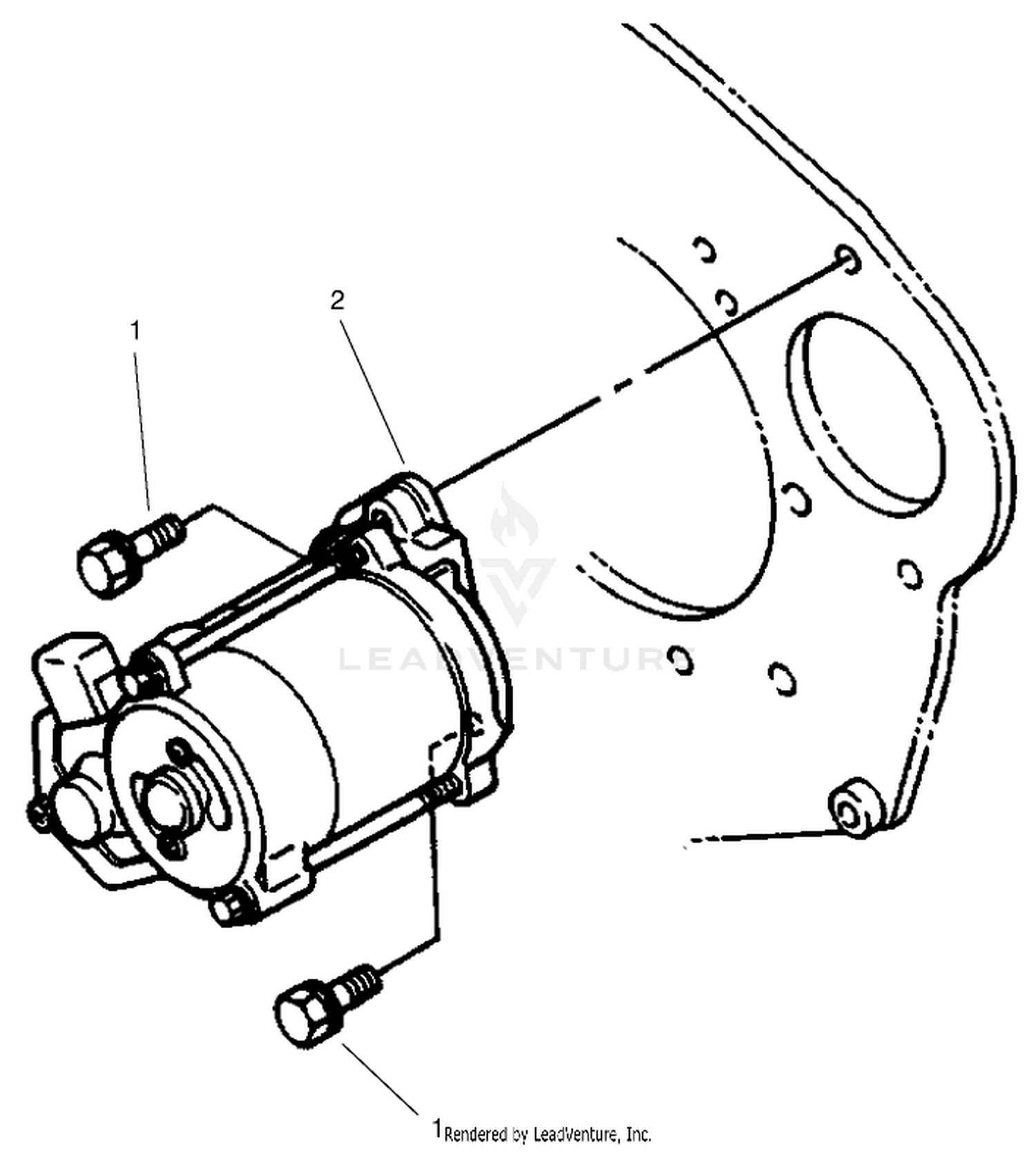 Starter Mount Assembly