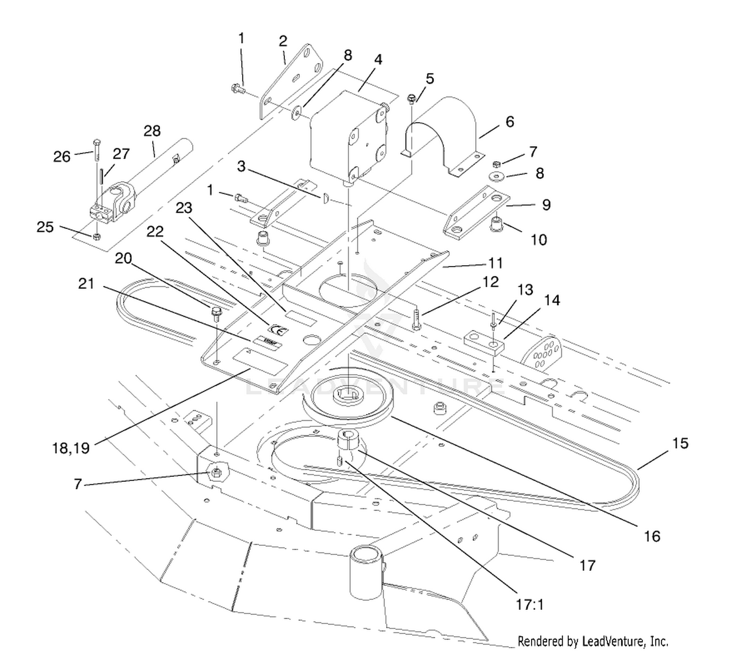 Gear Box and Mount Assembly