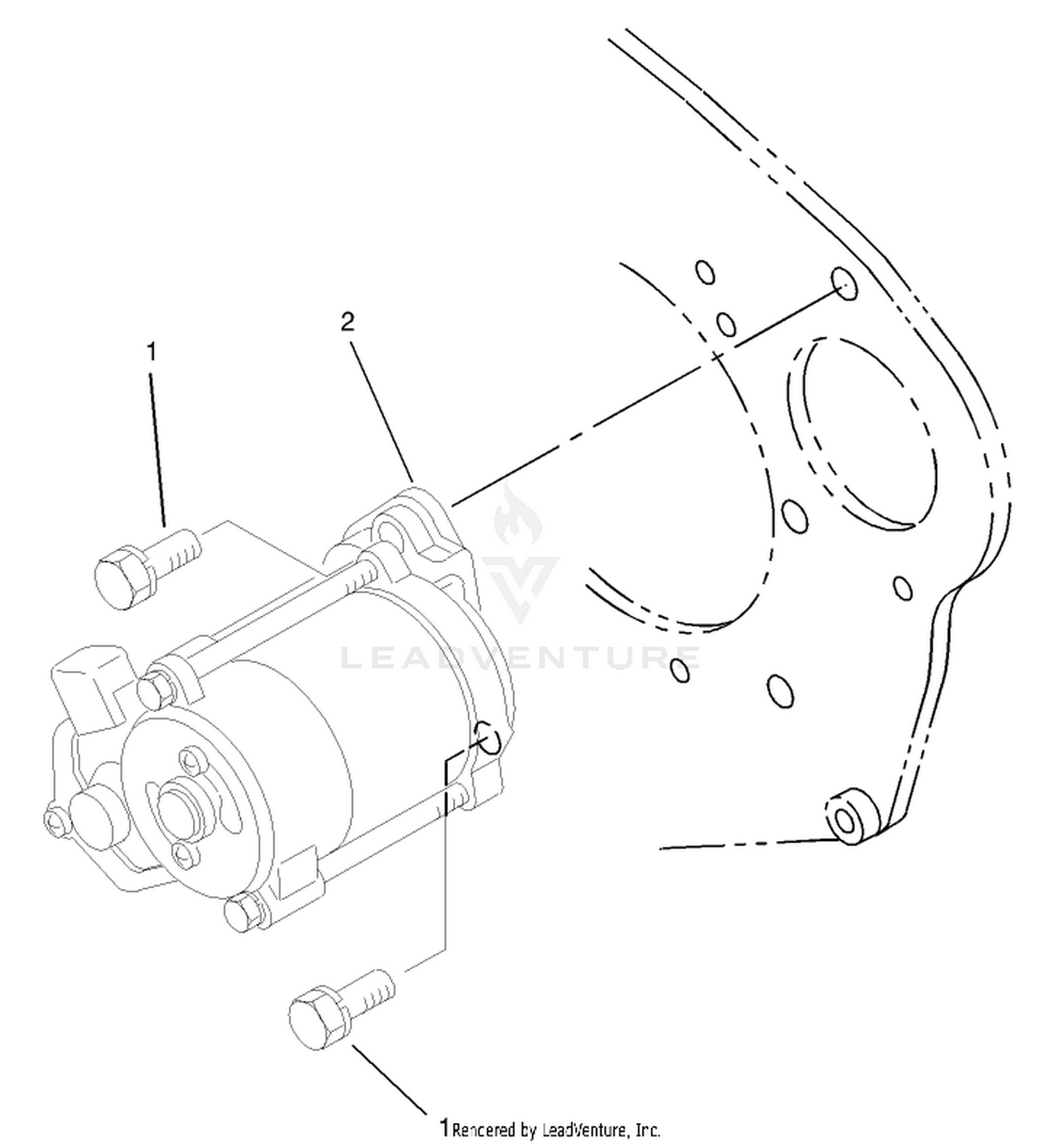 Starter Mount Assembly