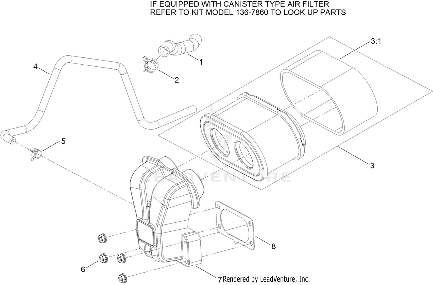 Air Intake and Filtration Assembly