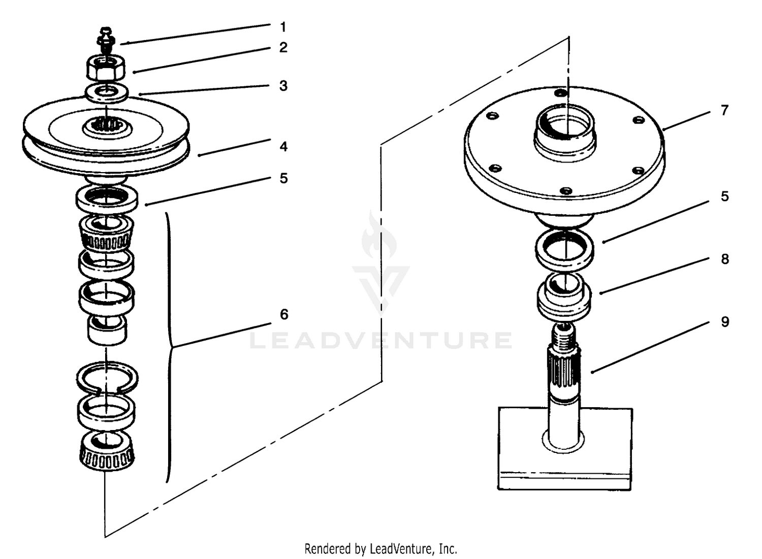 Drive Spindle No. 27-0870