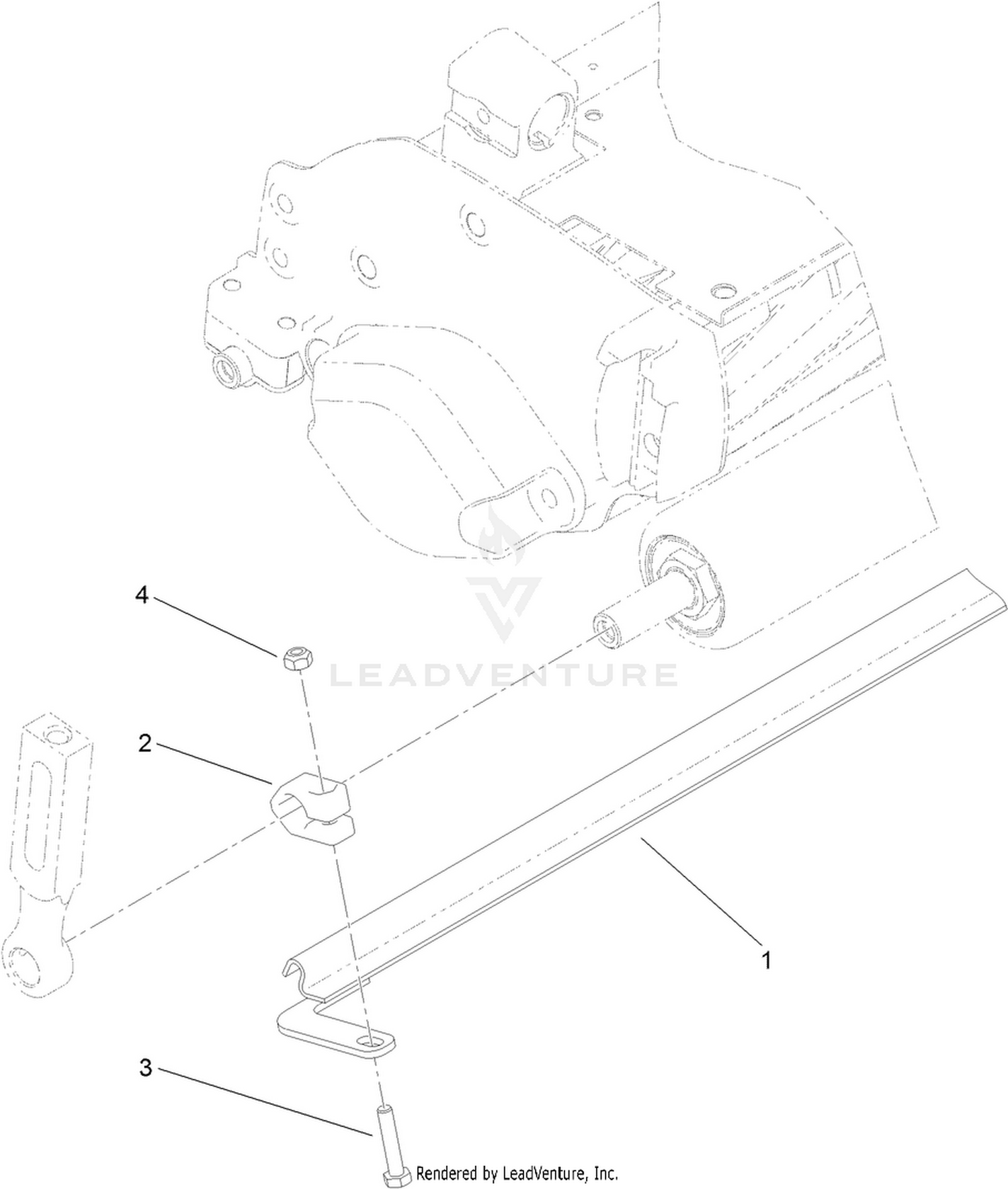 18 Inch Full Brush Scraper Assembly No. 120-9623
