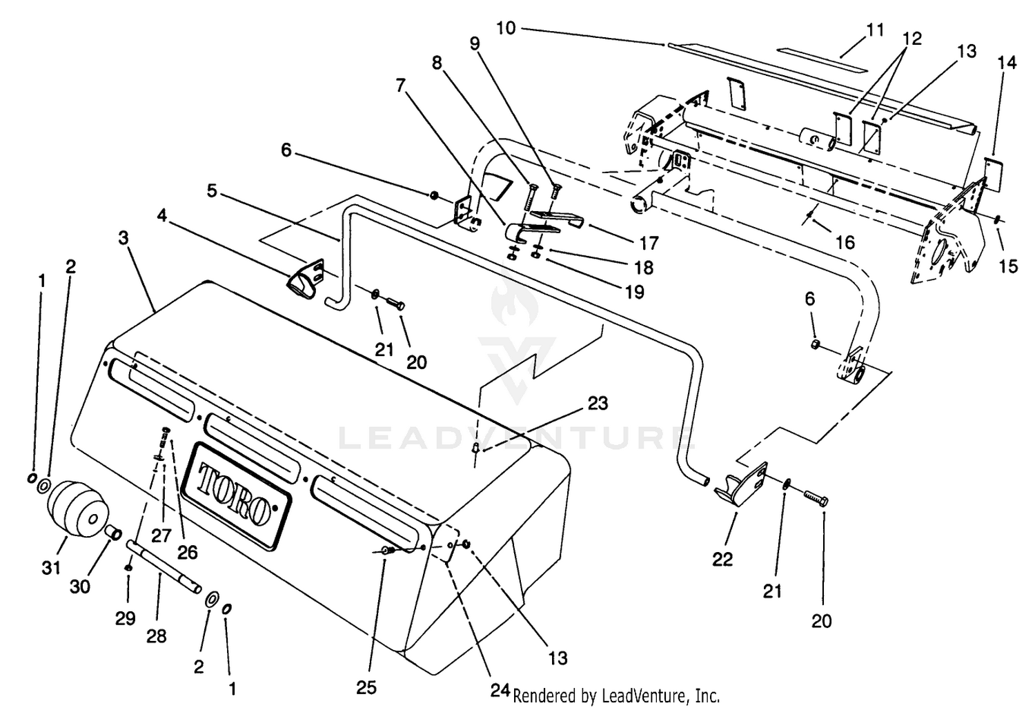Front Cutting Unit Basket Assembly