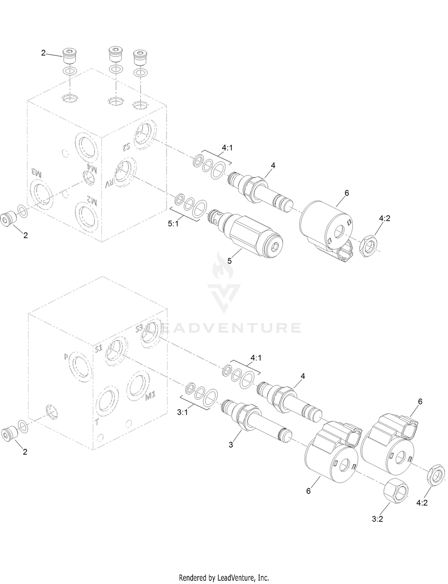 Hydraulic Manifold Assembly No. 137-3360