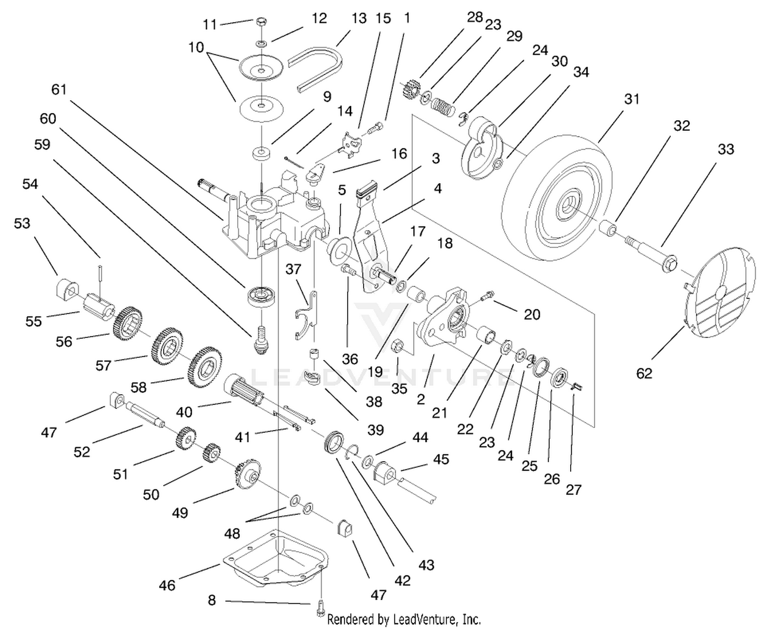Gear Case Assembly