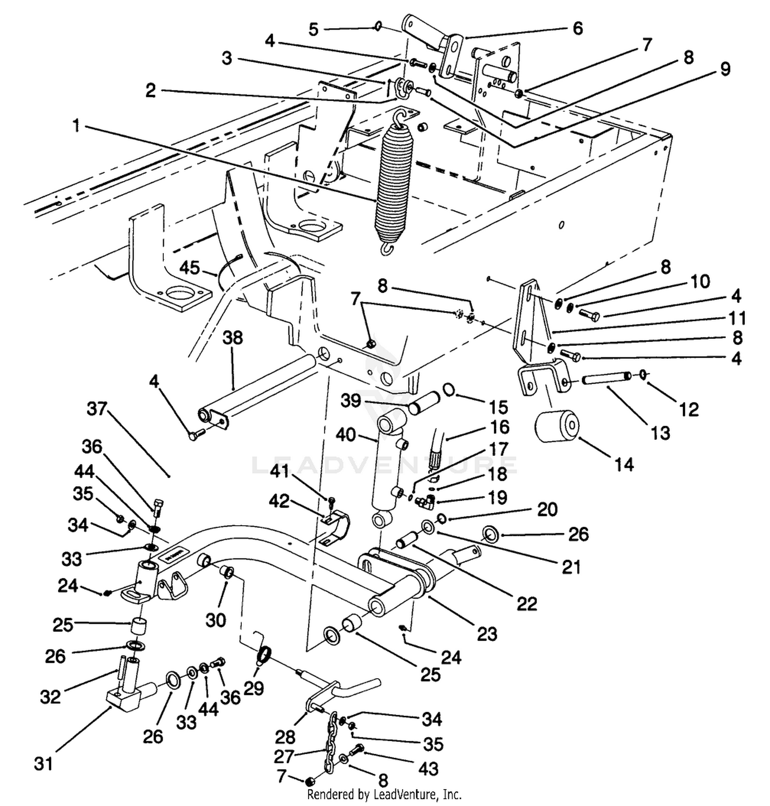 Rear Llft Arms Assembly