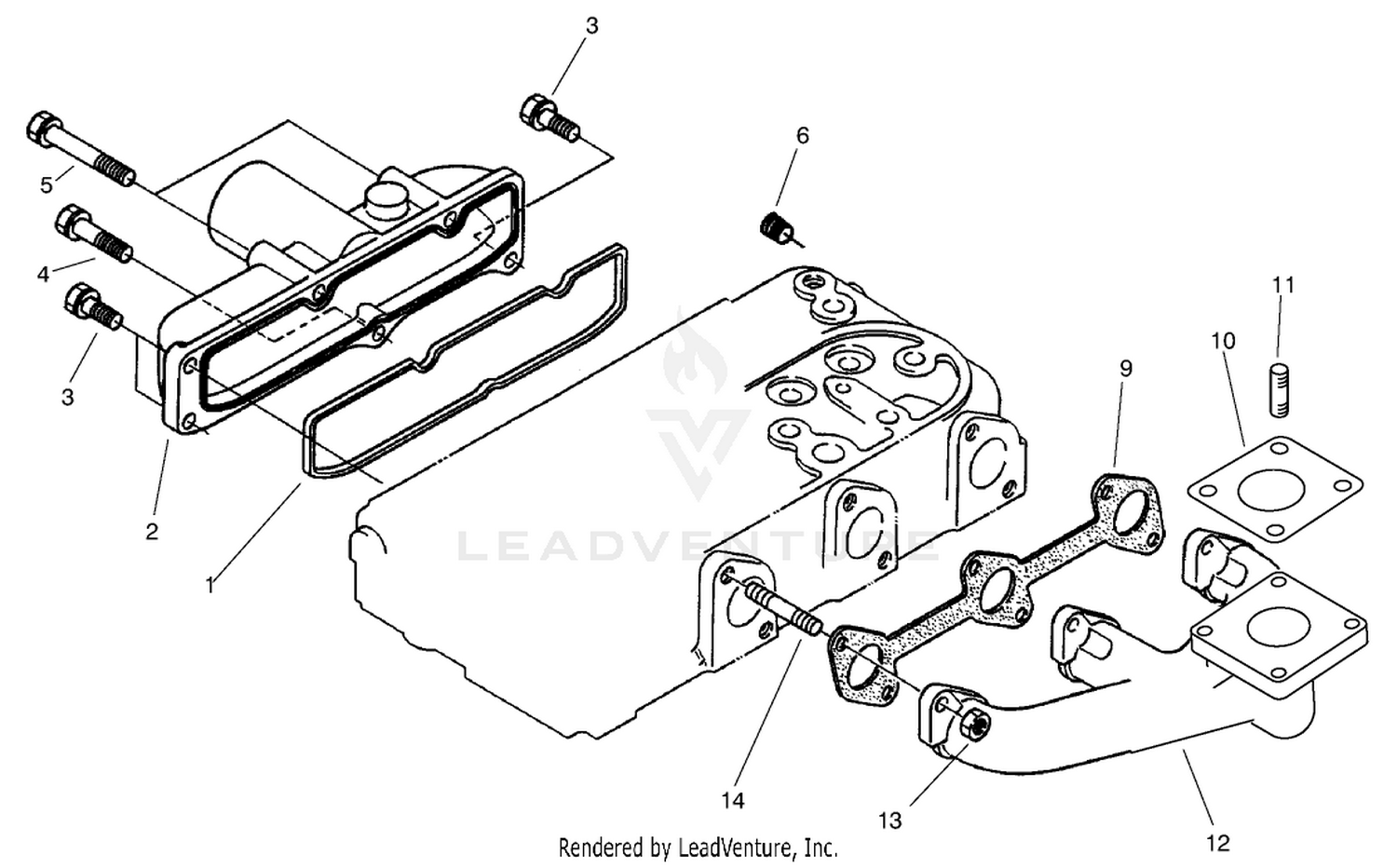 Exhaust Manifold  Gasket Asm