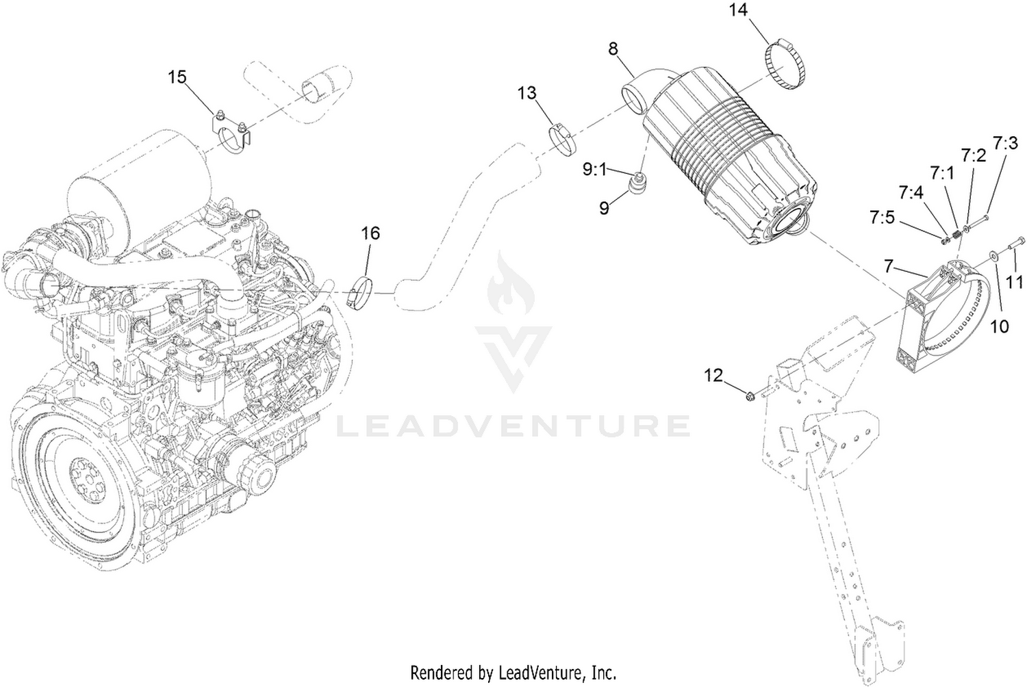 Air Cleaner Mounting Assembly