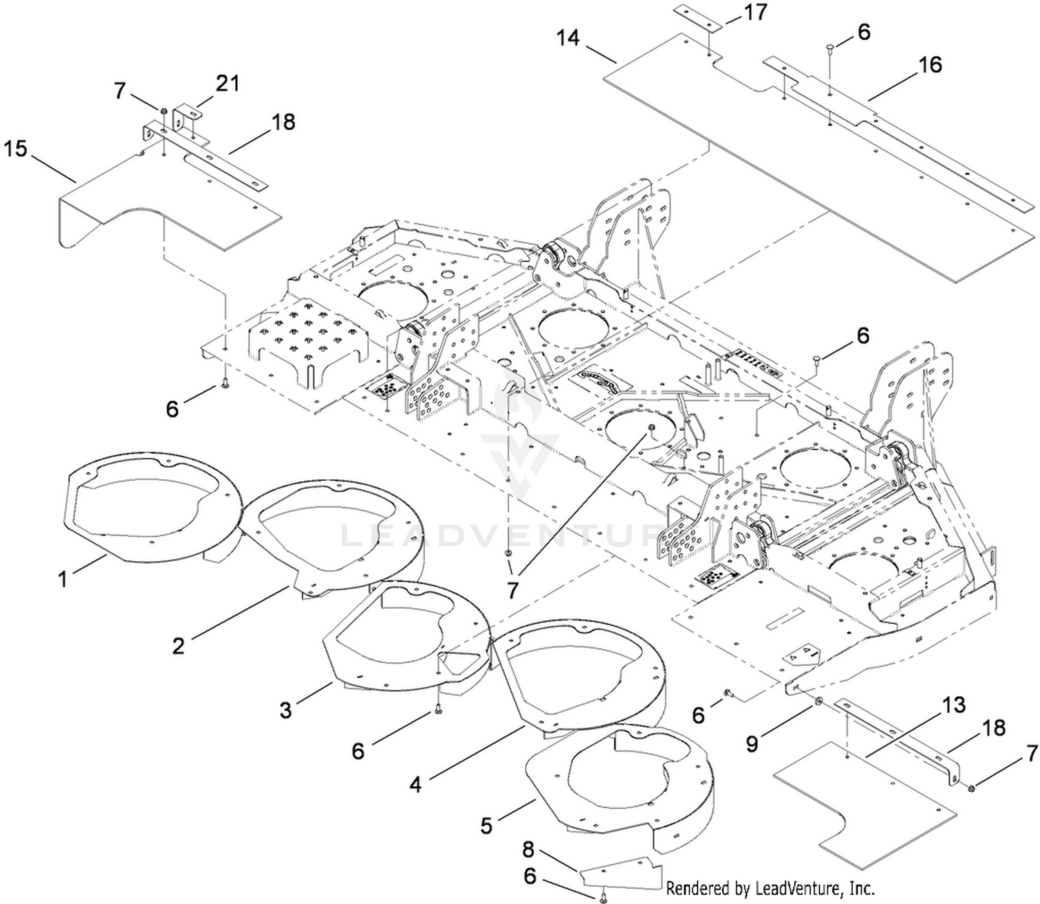 Center Deck  Chamber Assembly