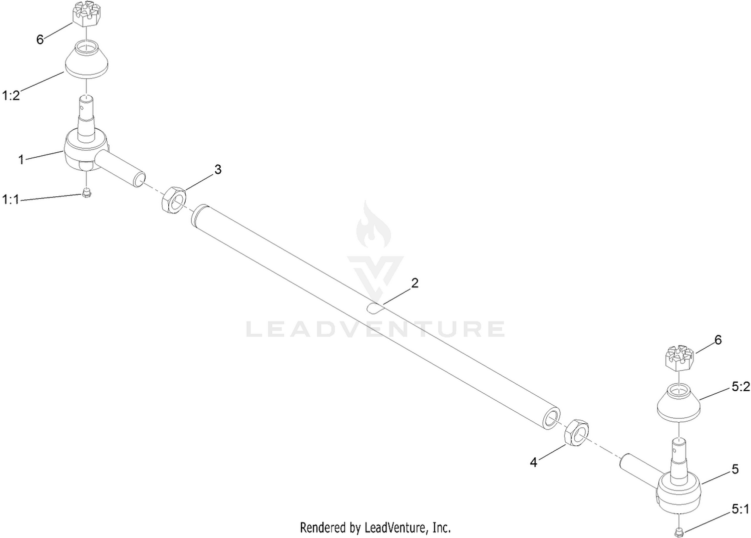 Tie Rod Assembly No. 133-6462