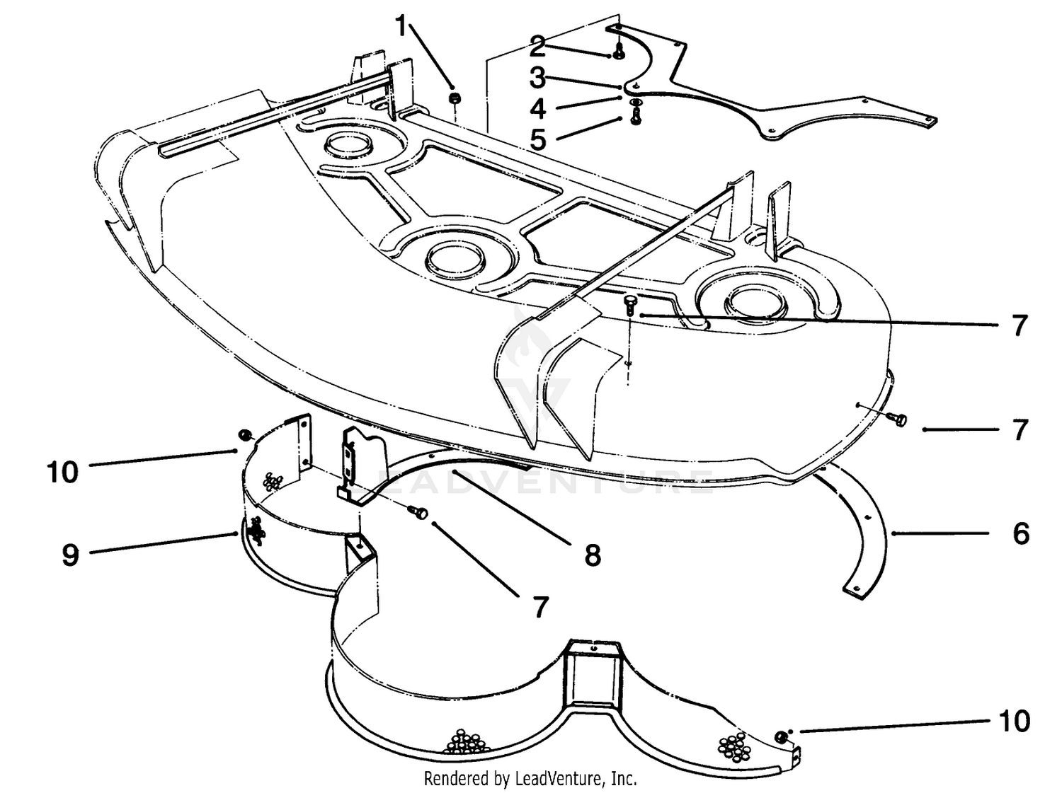 44" Mulcher Kit Model No. 30752 (optional)