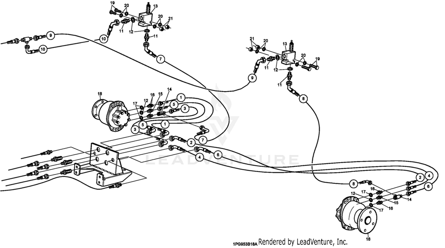 Rear Transmission Hydraulic Circuit