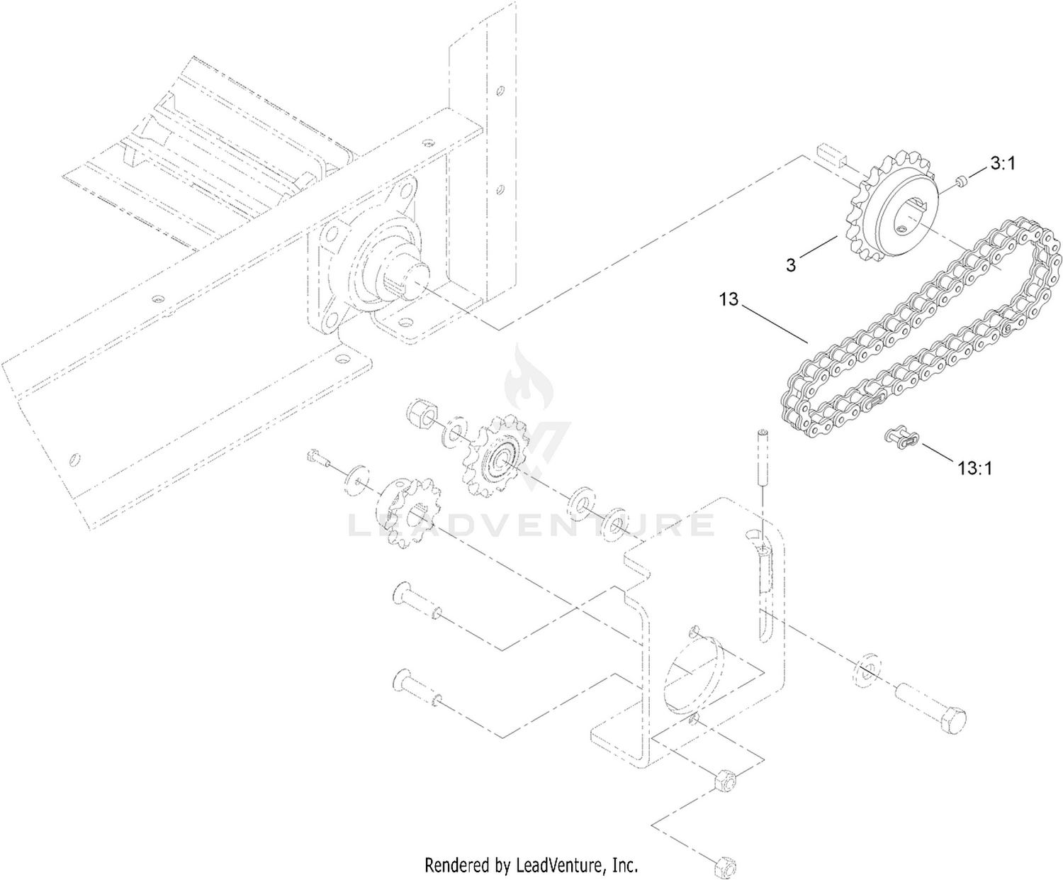 Chain and Sprocket Assembly
