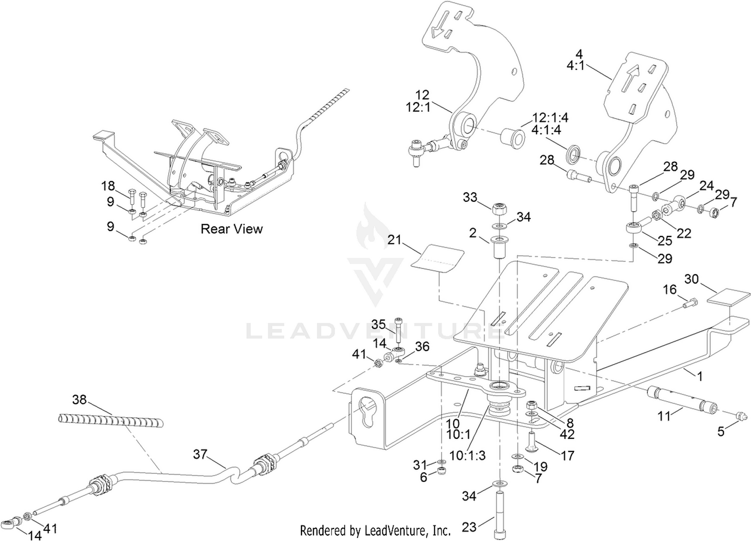 Pedal Control Assembly