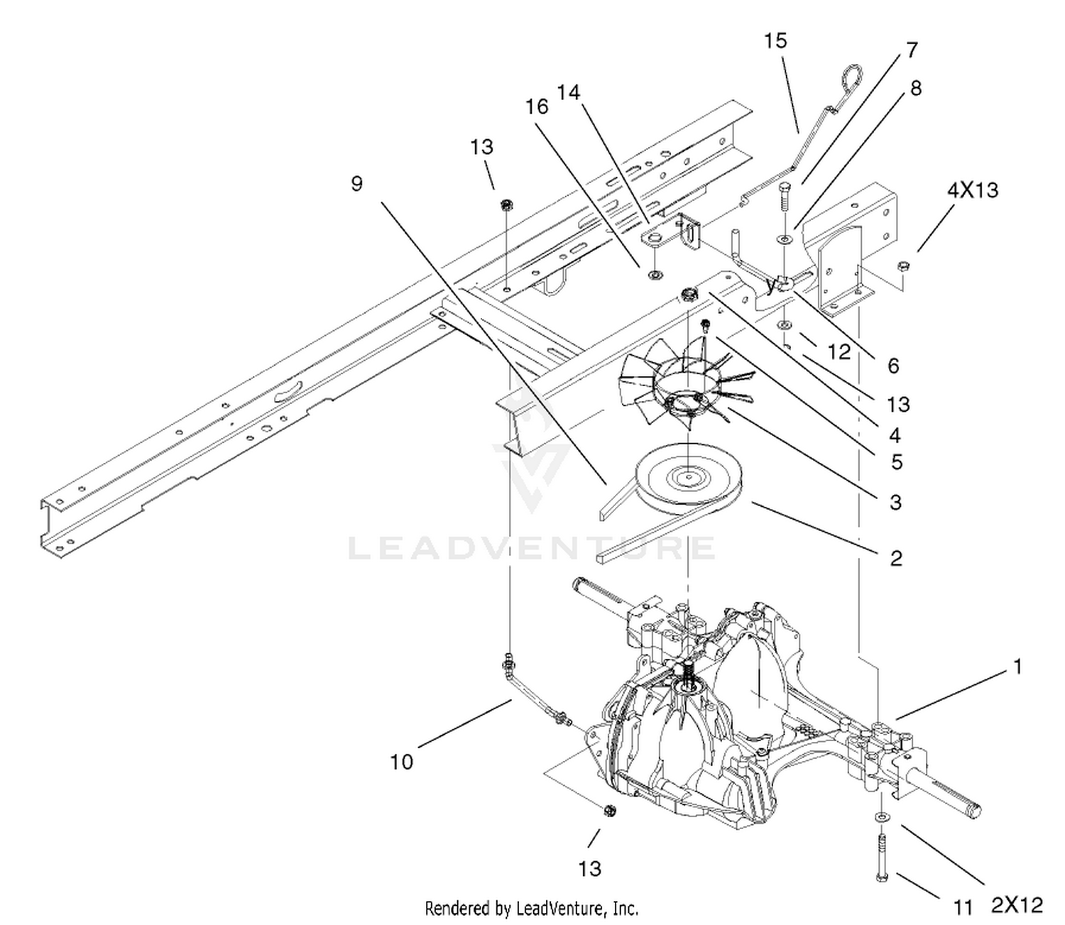 Hydro Transaxle Assembly