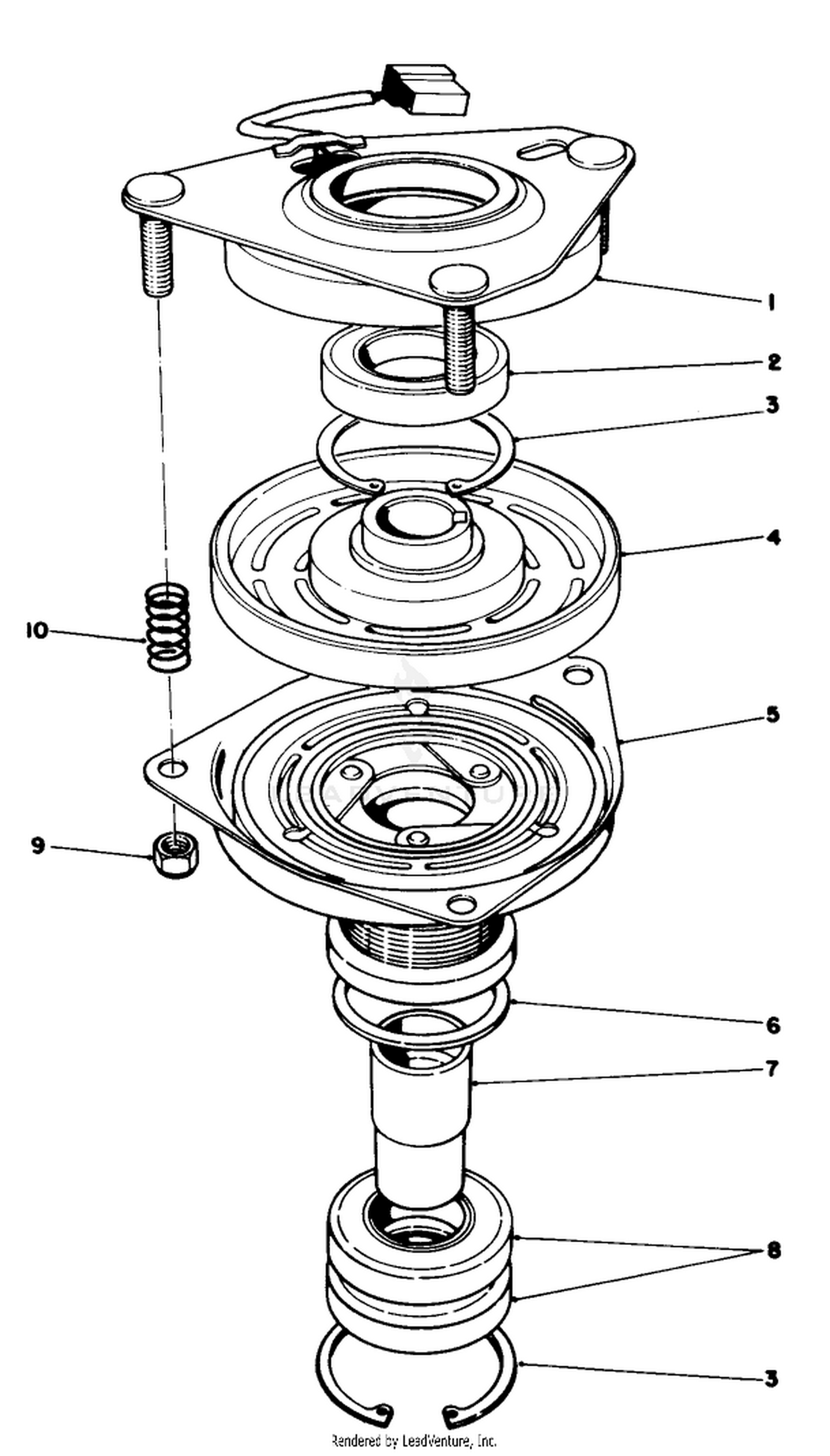 Electric Clutch Assembly No. 61-0050