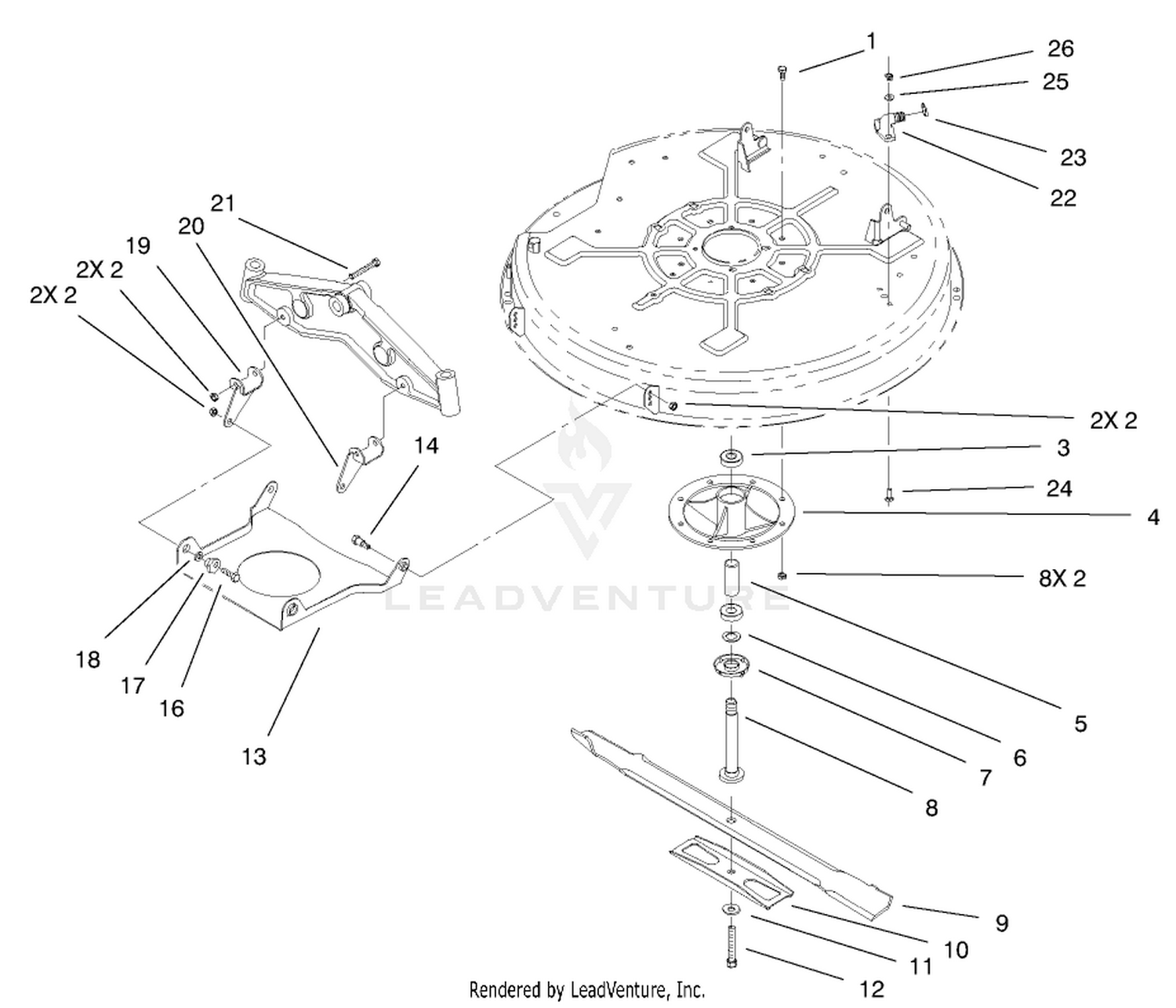 Deck Components Assembly