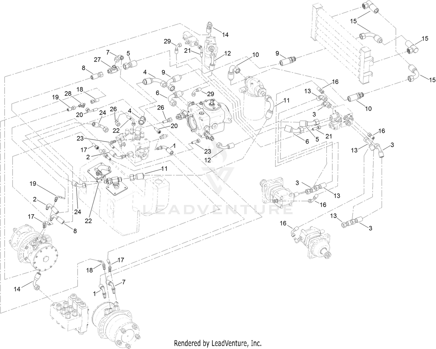 Transmission Hydraulic Circuit Assembly
