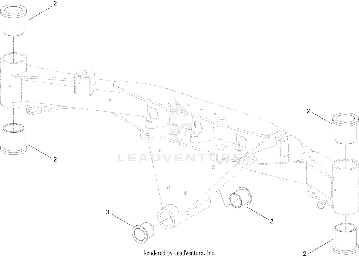 Front Axle Assembly No. 119-1447