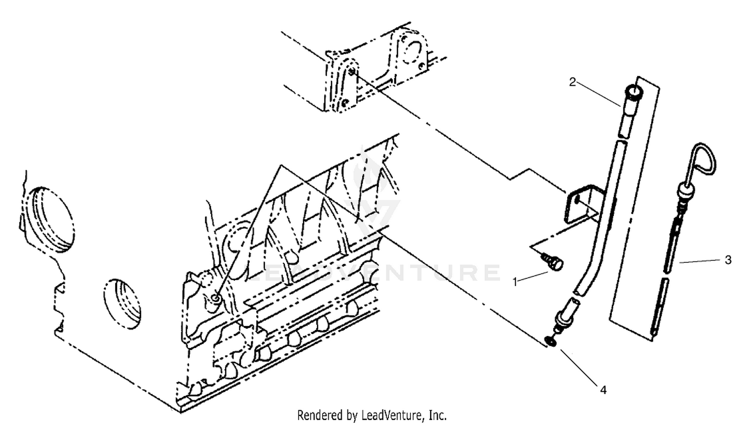 Dipstick and Guide Assembly