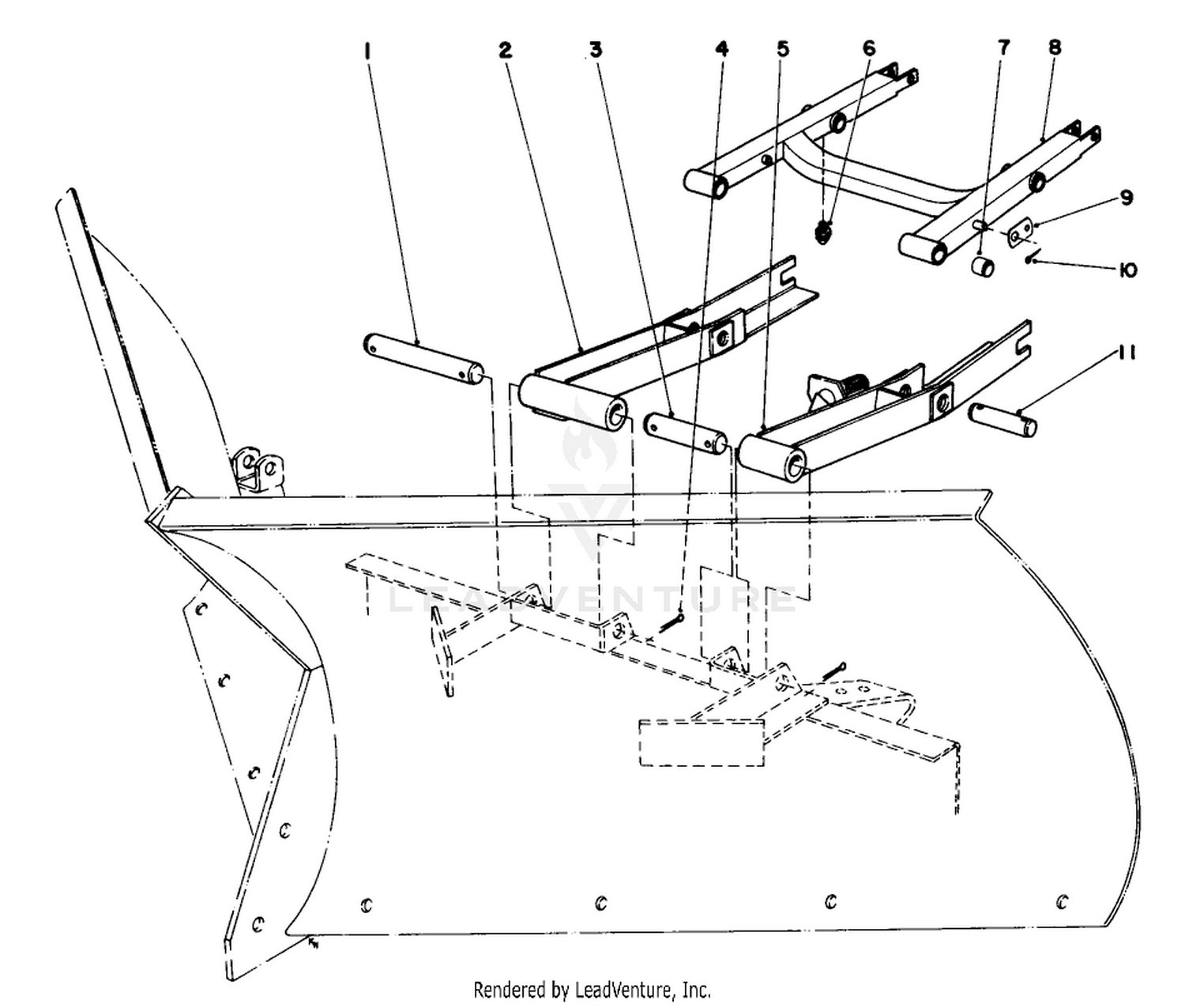 V-Plow Installation No. 30755 (optional)