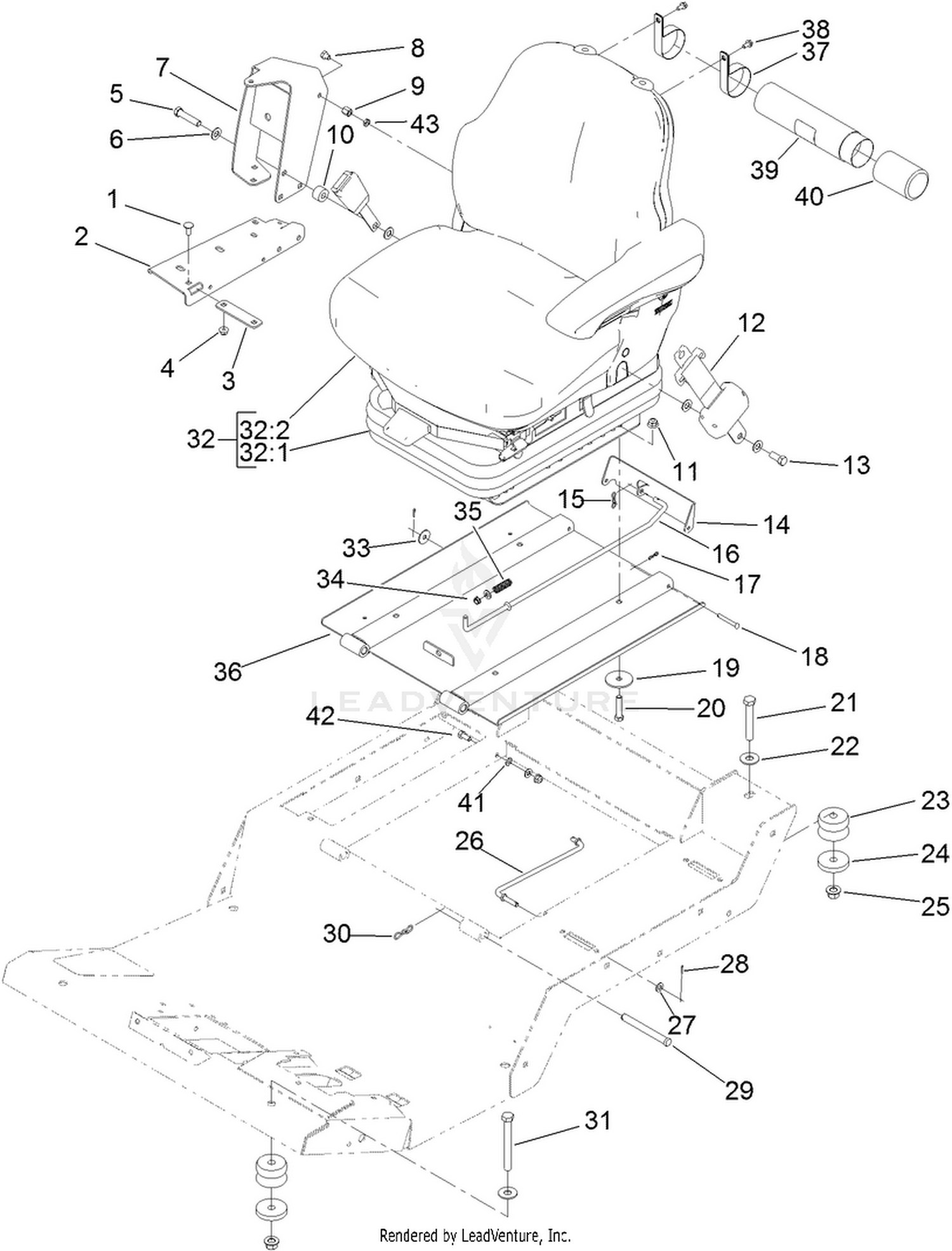 Seat Base and Seat Assembly