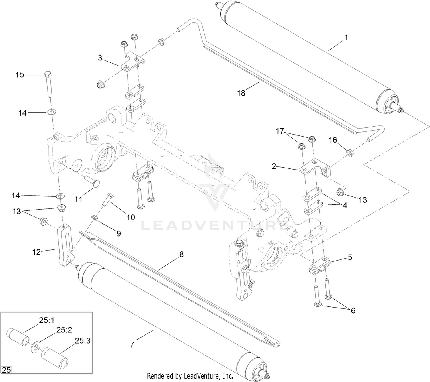Roller and Scraper Assembly