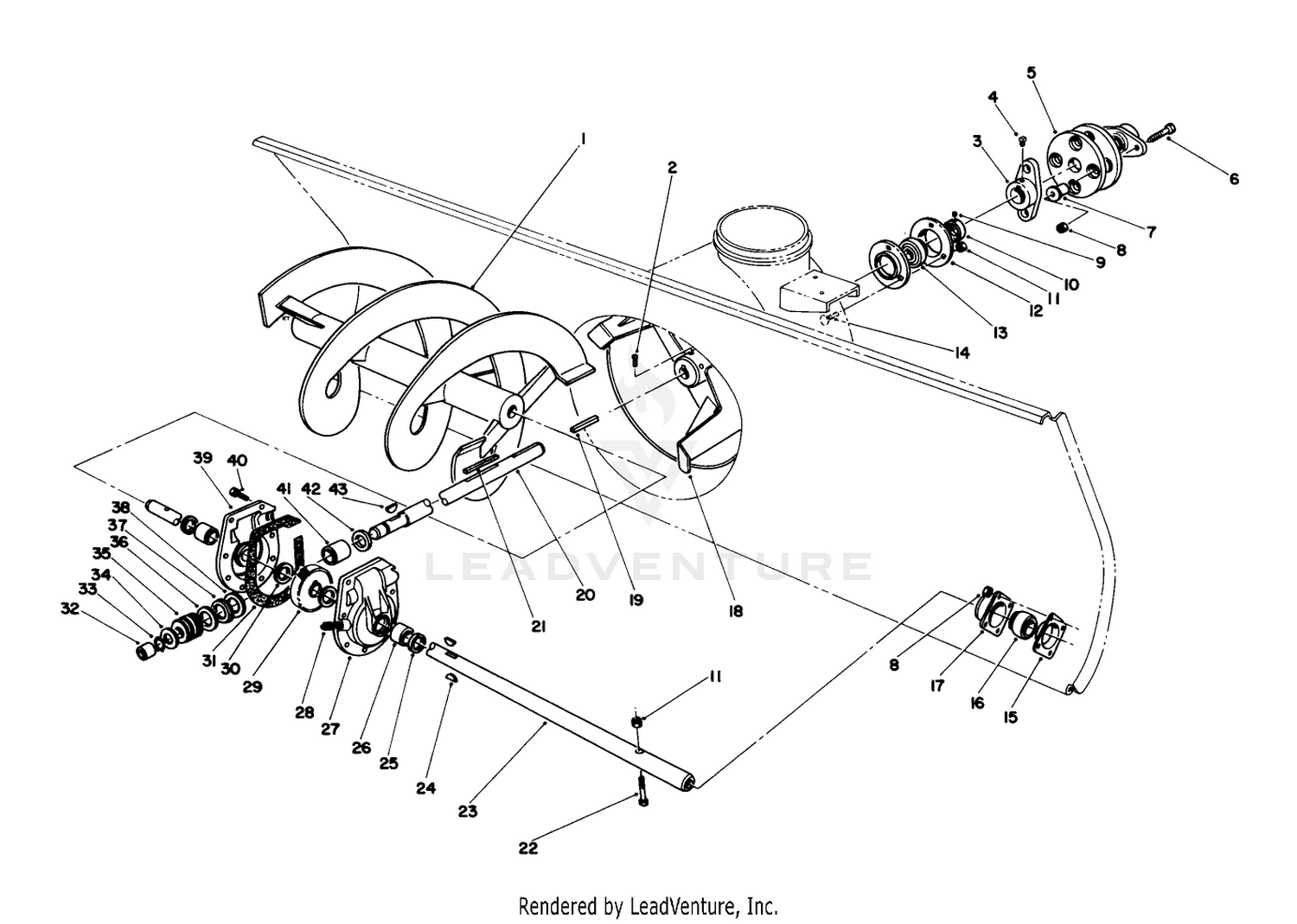 44" Snow Thrower Model No. 30761 (optional) (continued)
