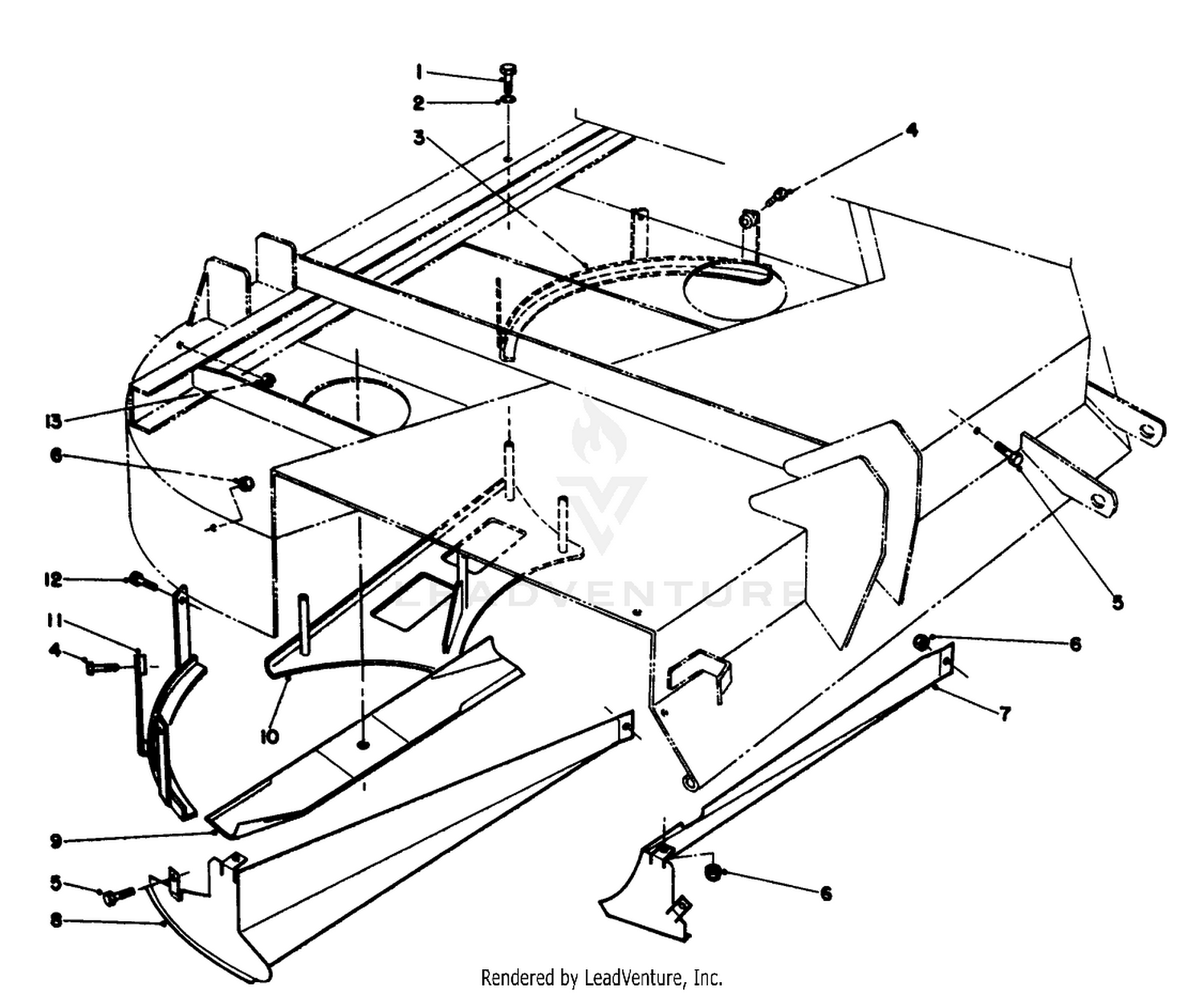 62" BLOWER KIT MODEL 30503 (OPT.)(CONTINUED)