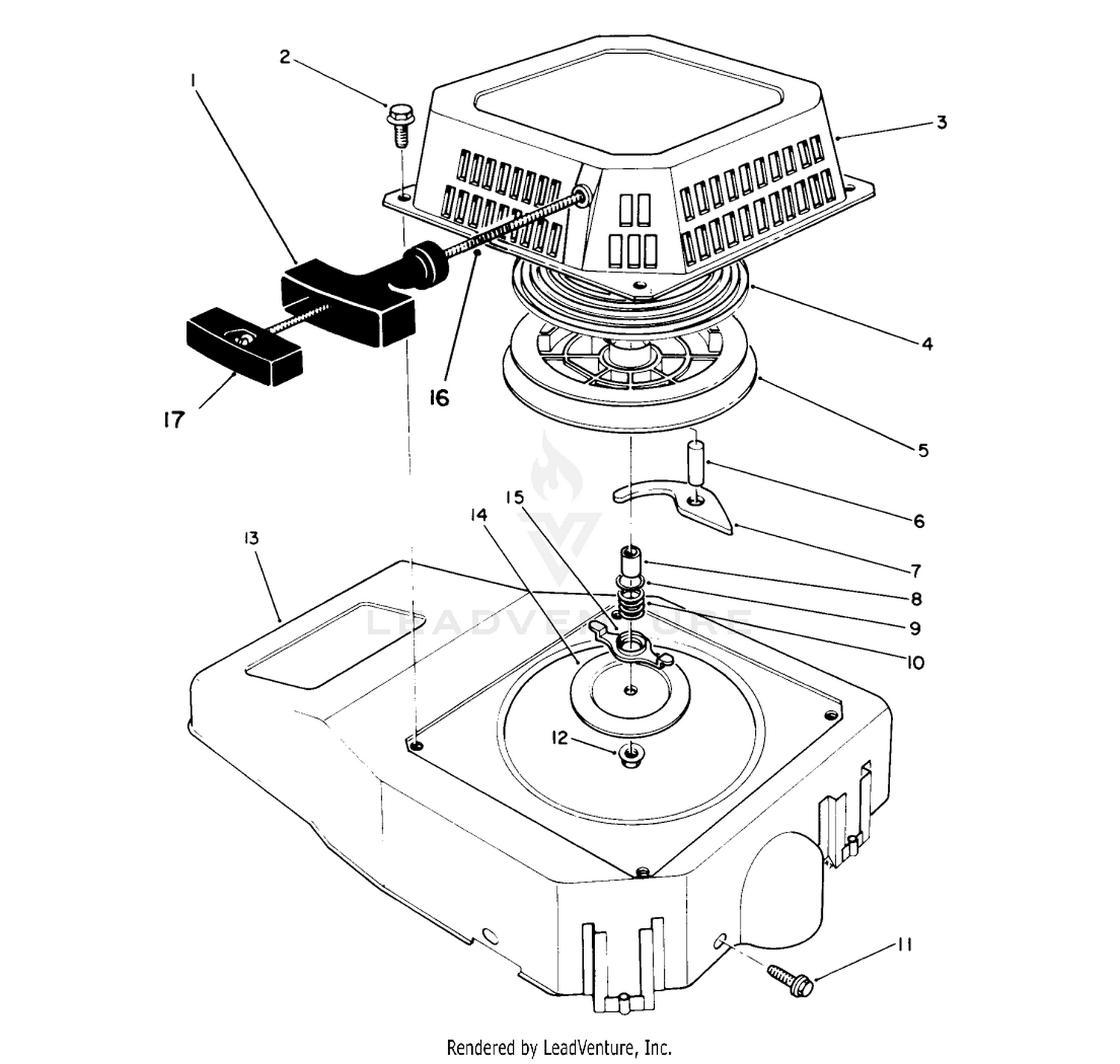 Recoil Assembly (engine No. Vml0-7)