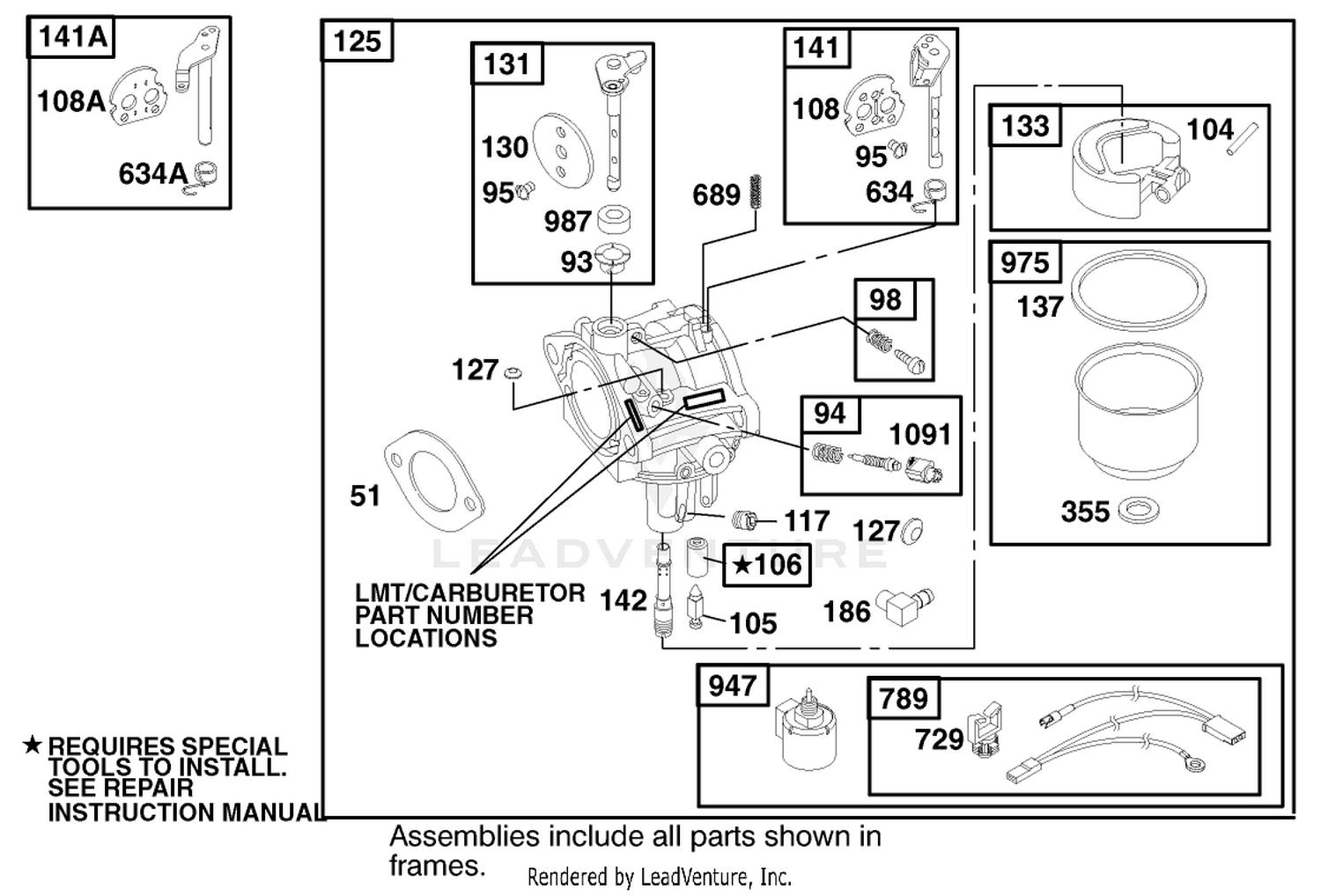 Engine Briggs  Stratton Model 312777-0128-E1 4