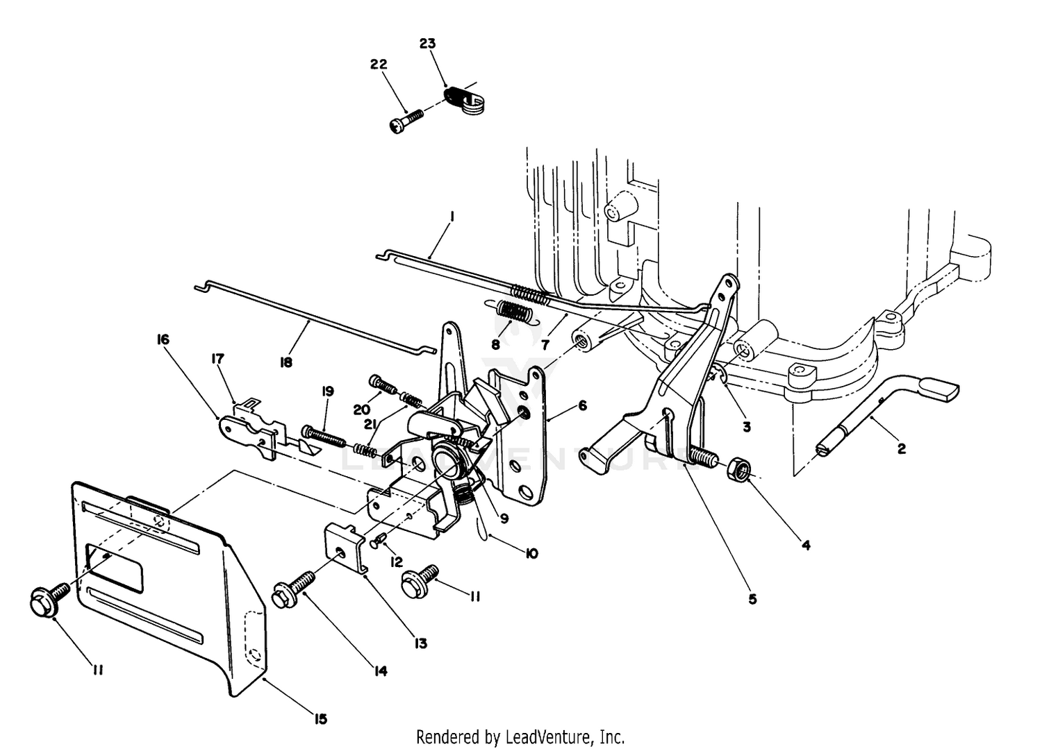Governor Assembly (engine Model No. Vmg6, Vmh7  Vmj8)