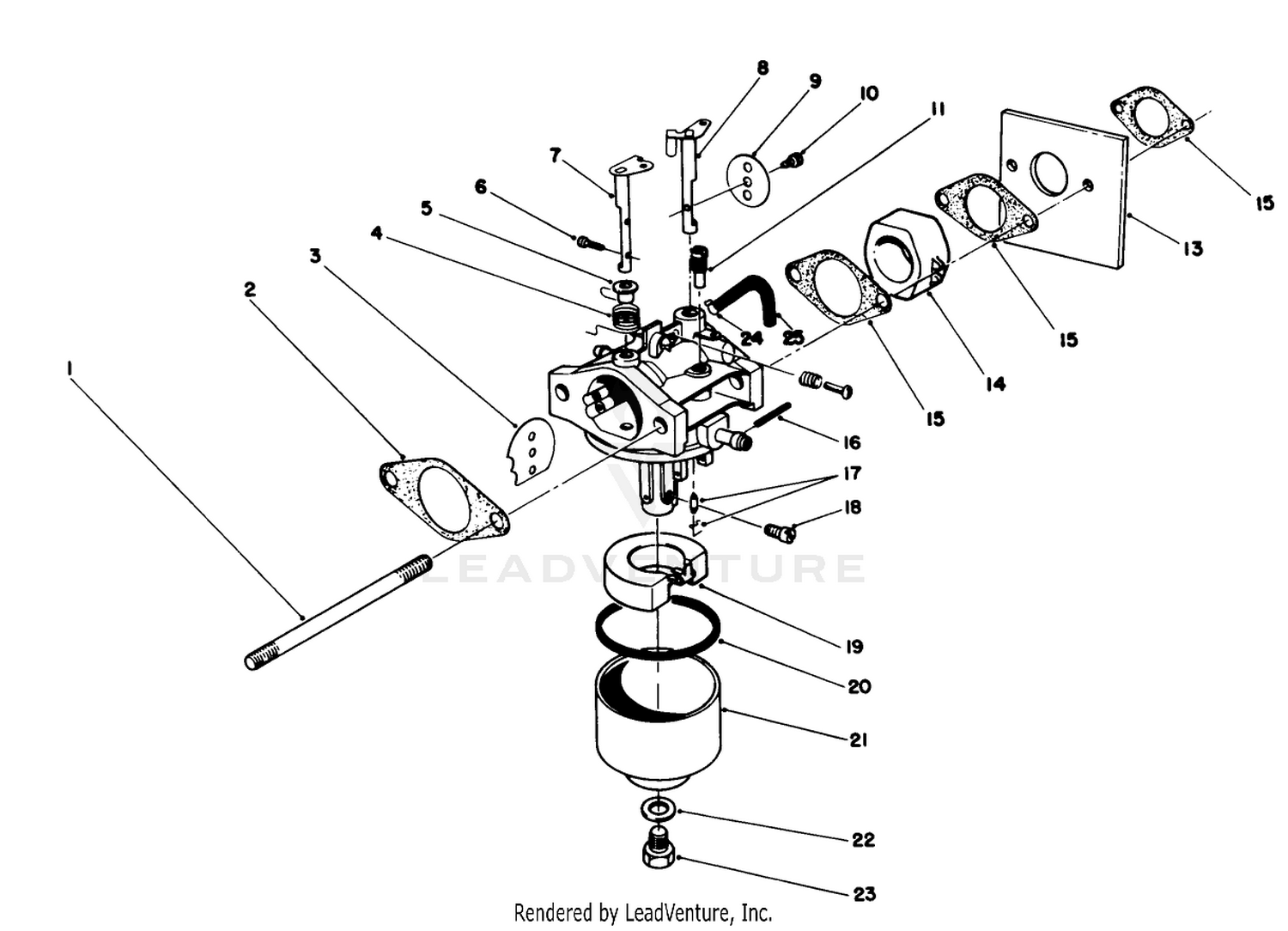 Carburetor Assembly (model No. 47pk9)
