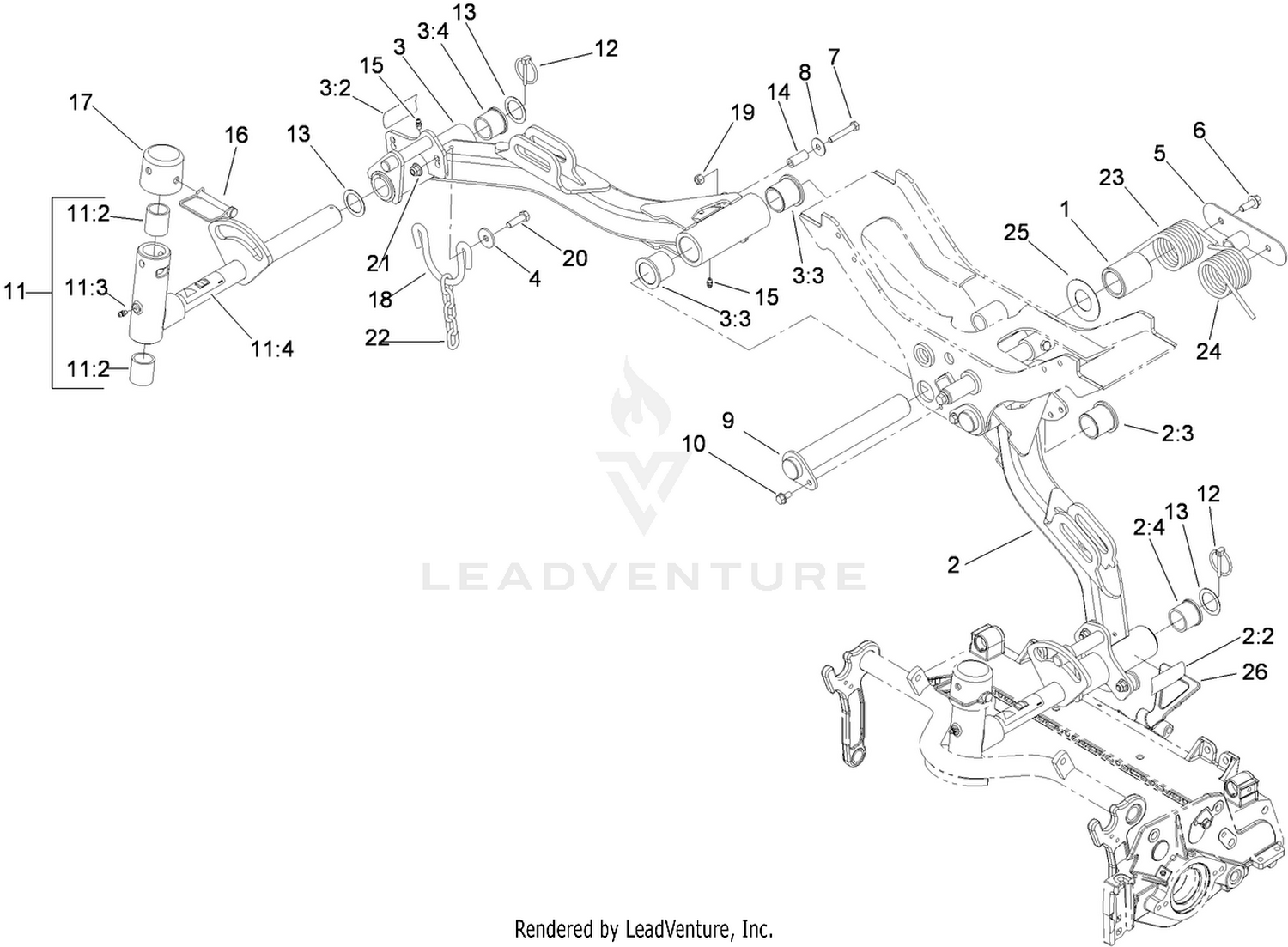 Rear Lift Arm Assembly