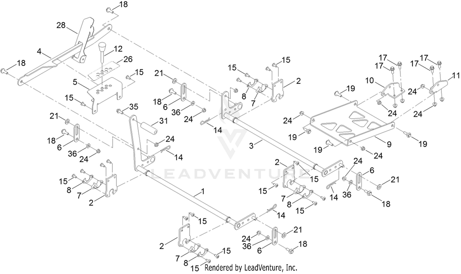 Deck Lift Assembly
