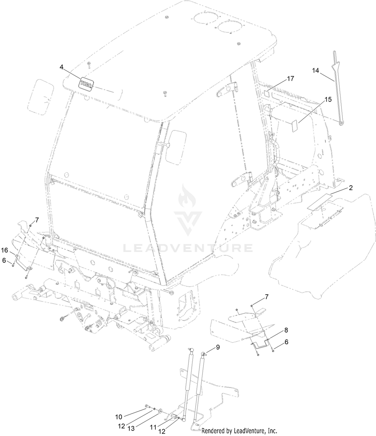 Bracket and Decal Assembly