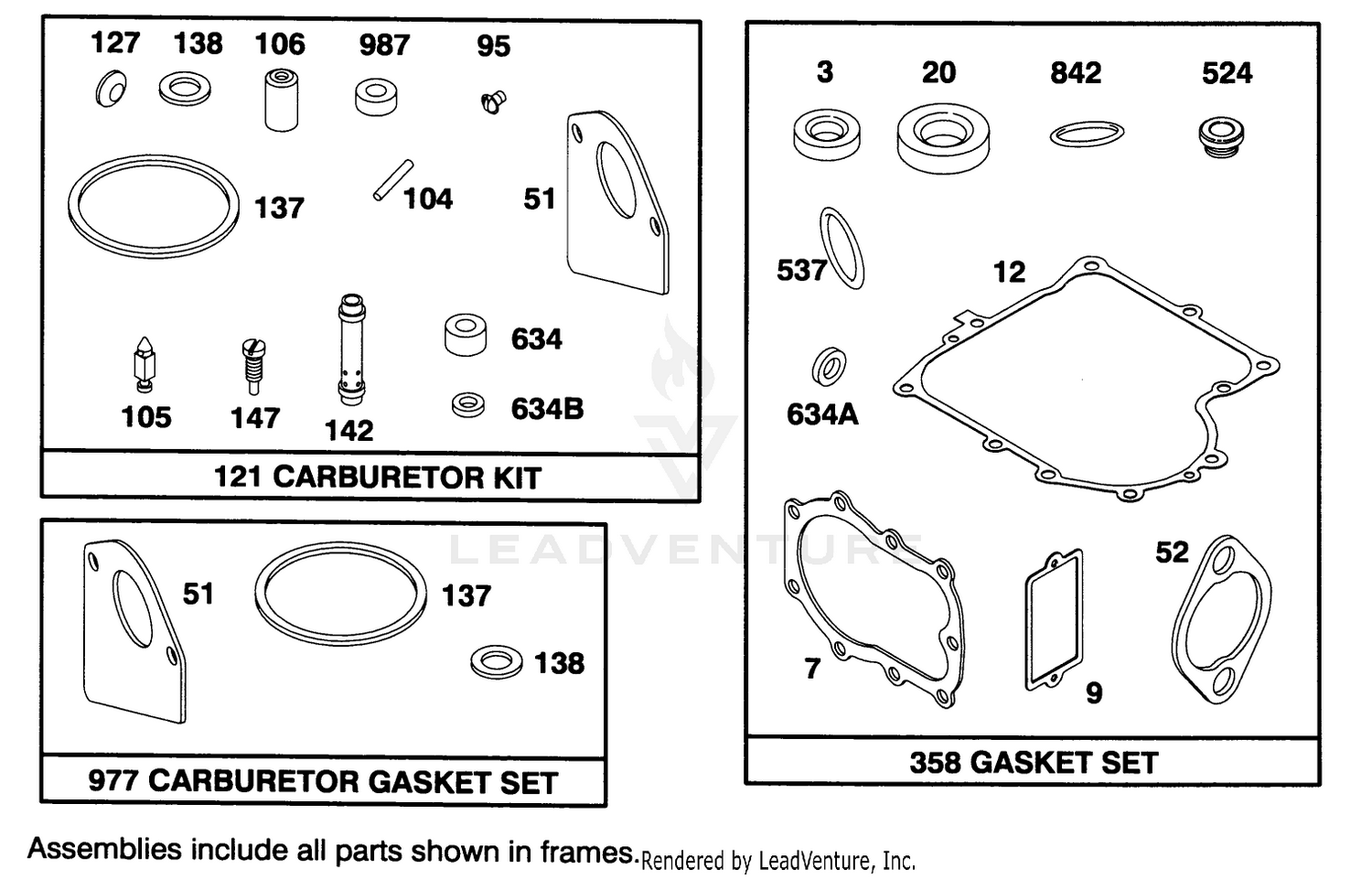 Engine Briggs  Stratton Model 286707-0453-01 8
