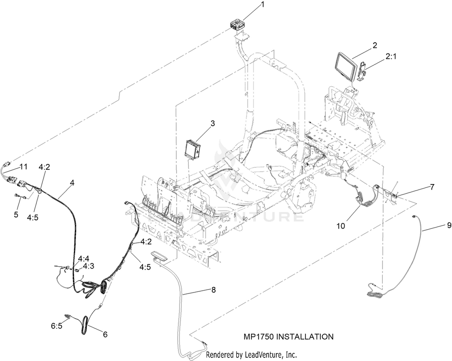 MP1750 GeoLink CDMA Precision Spray System Assembly