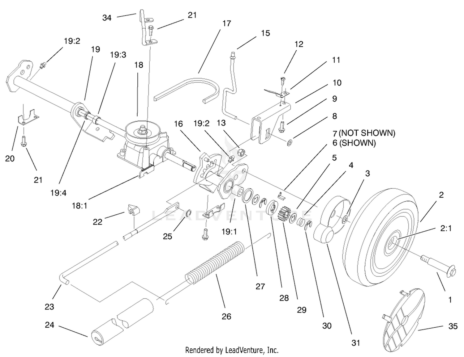 Deck Suspension Assembly