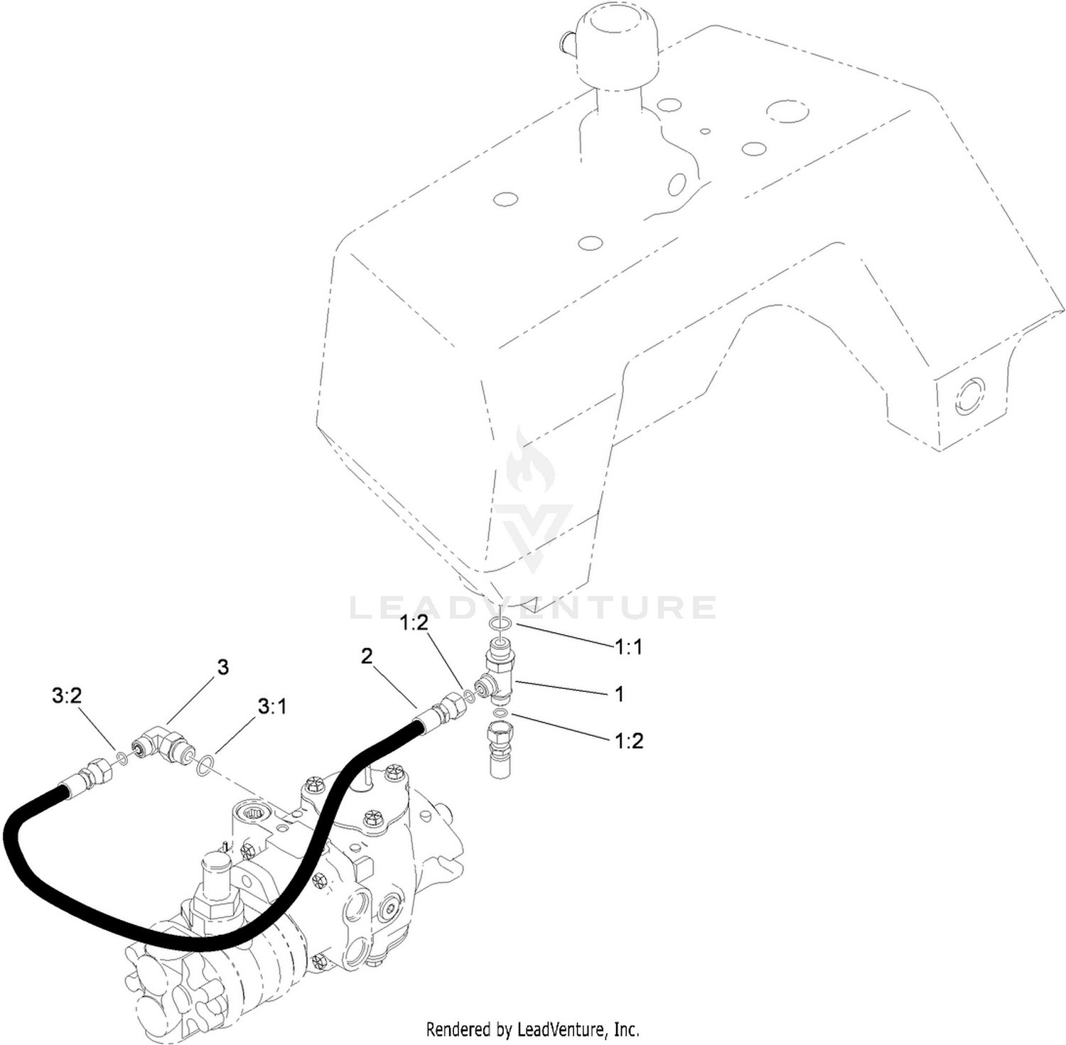Case Drain Assembly No. 119-3565