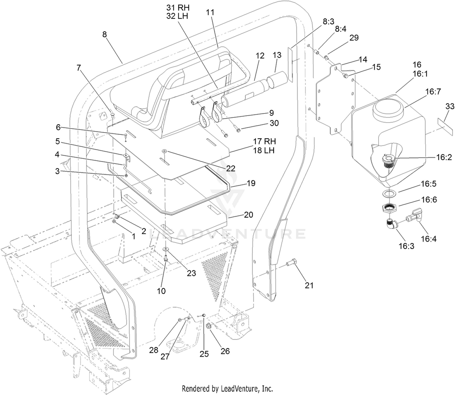 Roll-Over Protection System and Seat Assembly