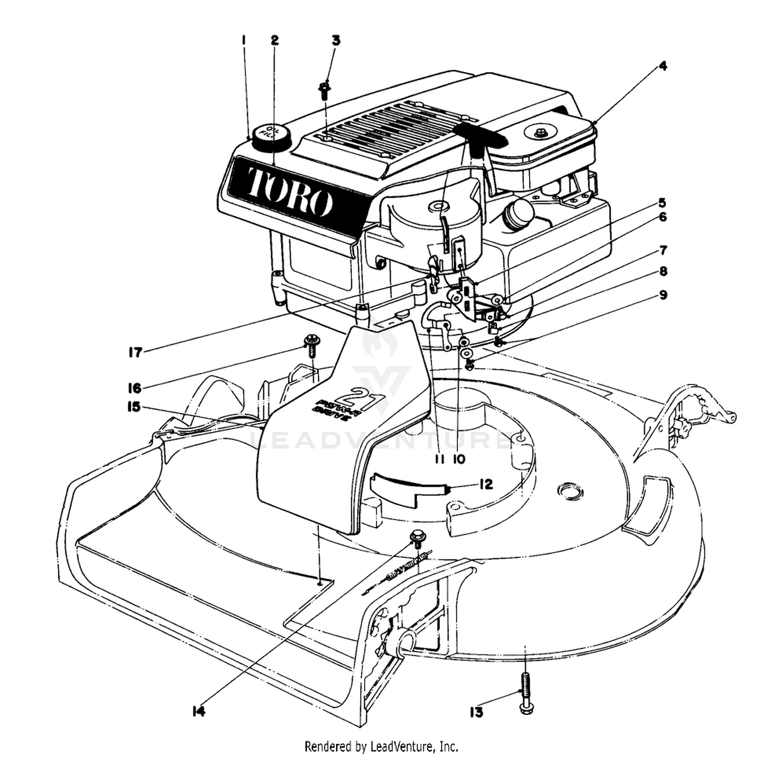 Engine Assembly Model 16390