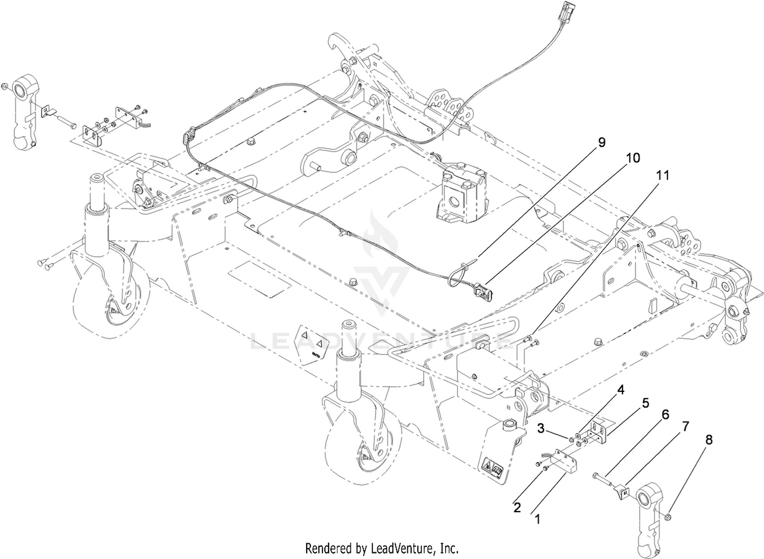 Deck Sensor Assembly