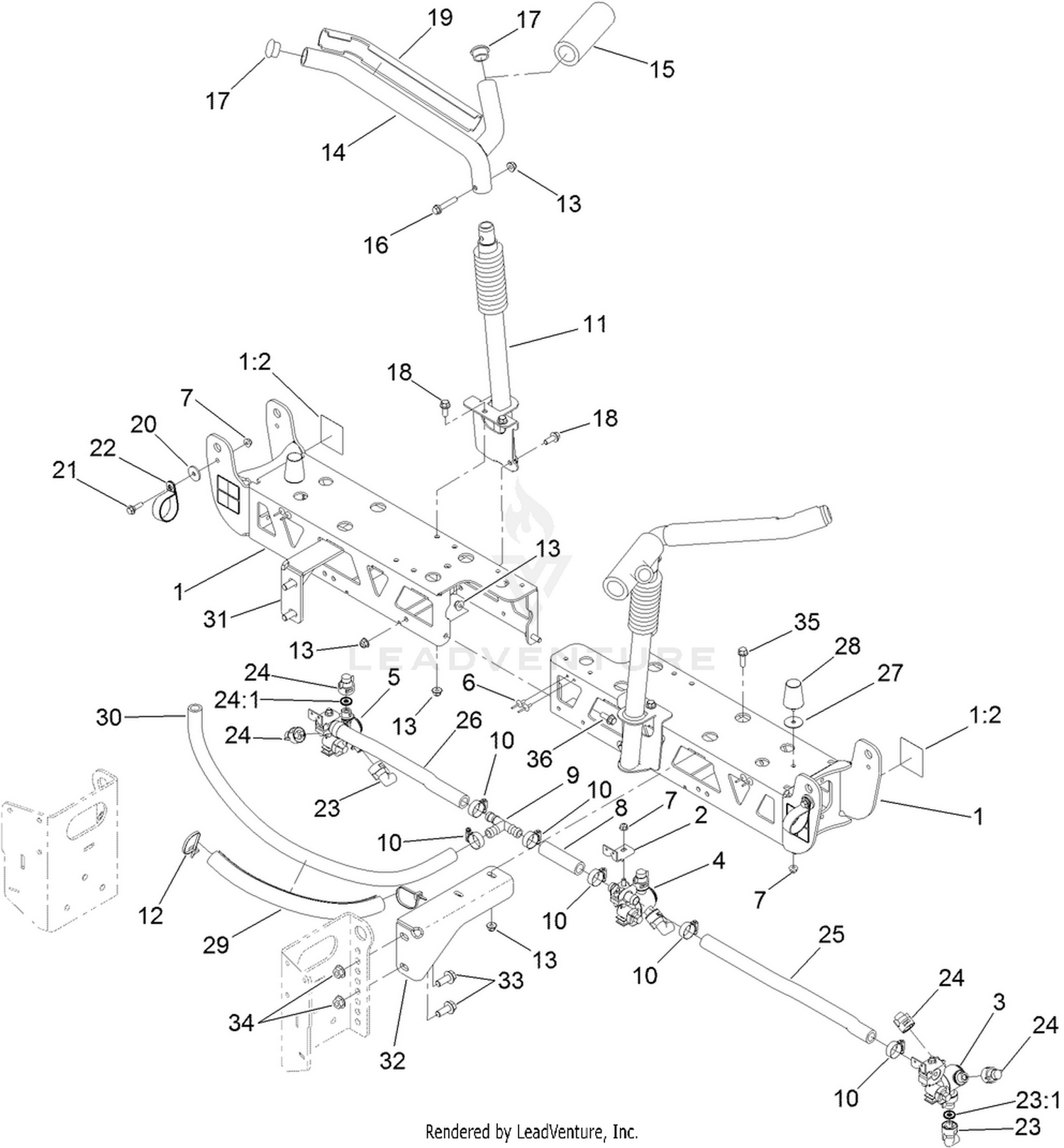 Center Boom Mount Assembly