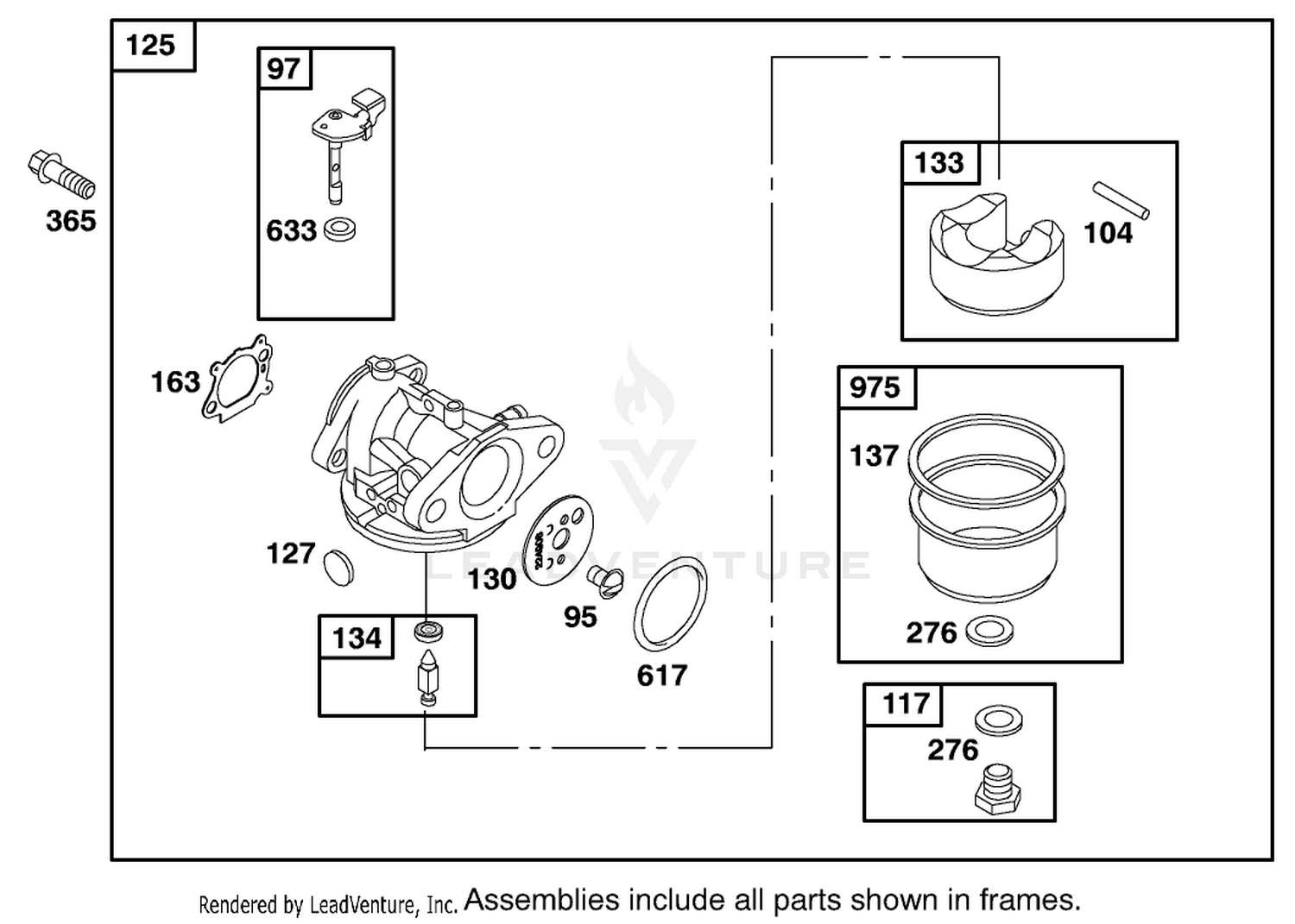 Engine Briggs  Stratton Model 12h802-1776-B1 3