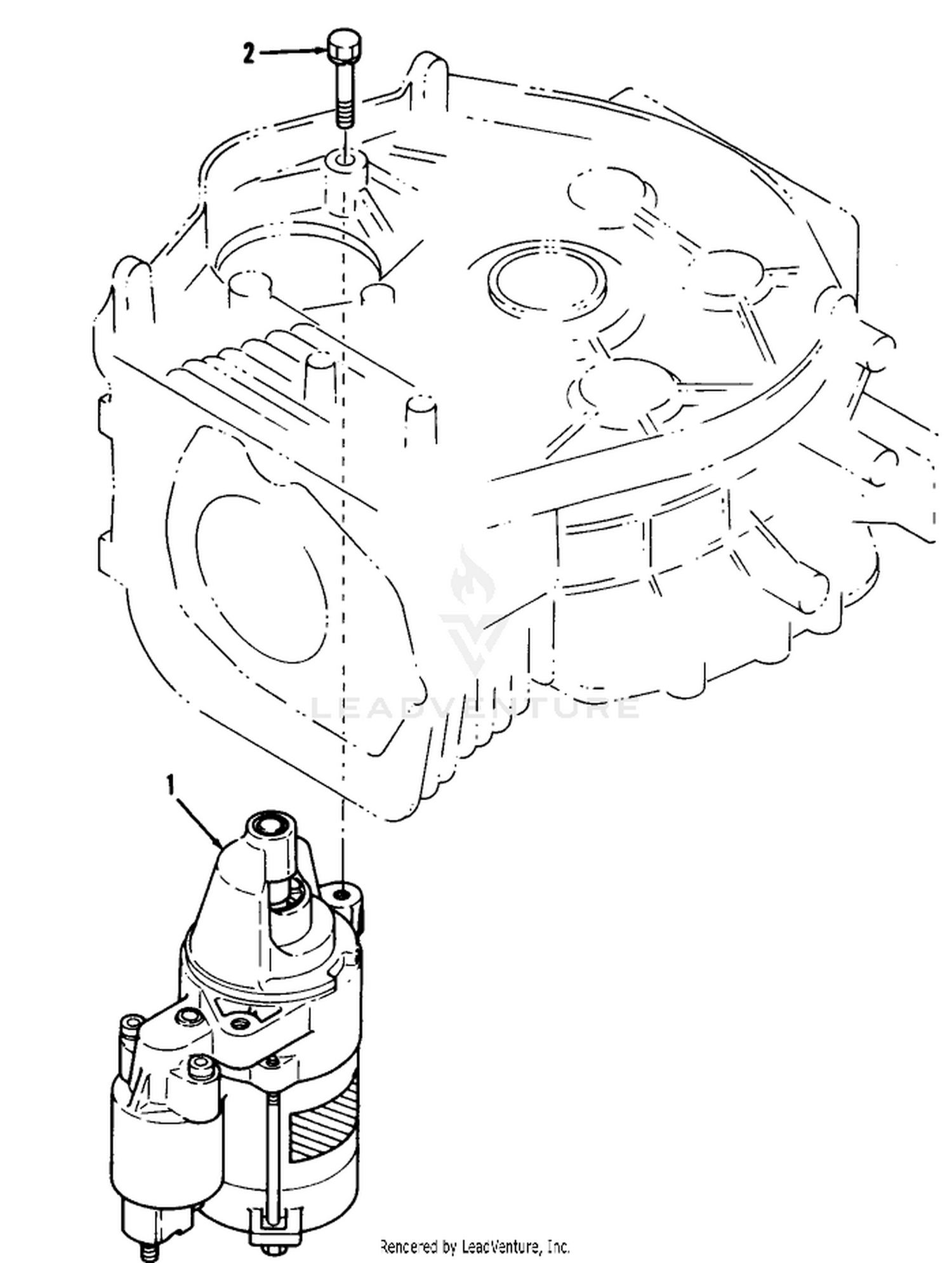 12.5hp Engine Starter Assembly