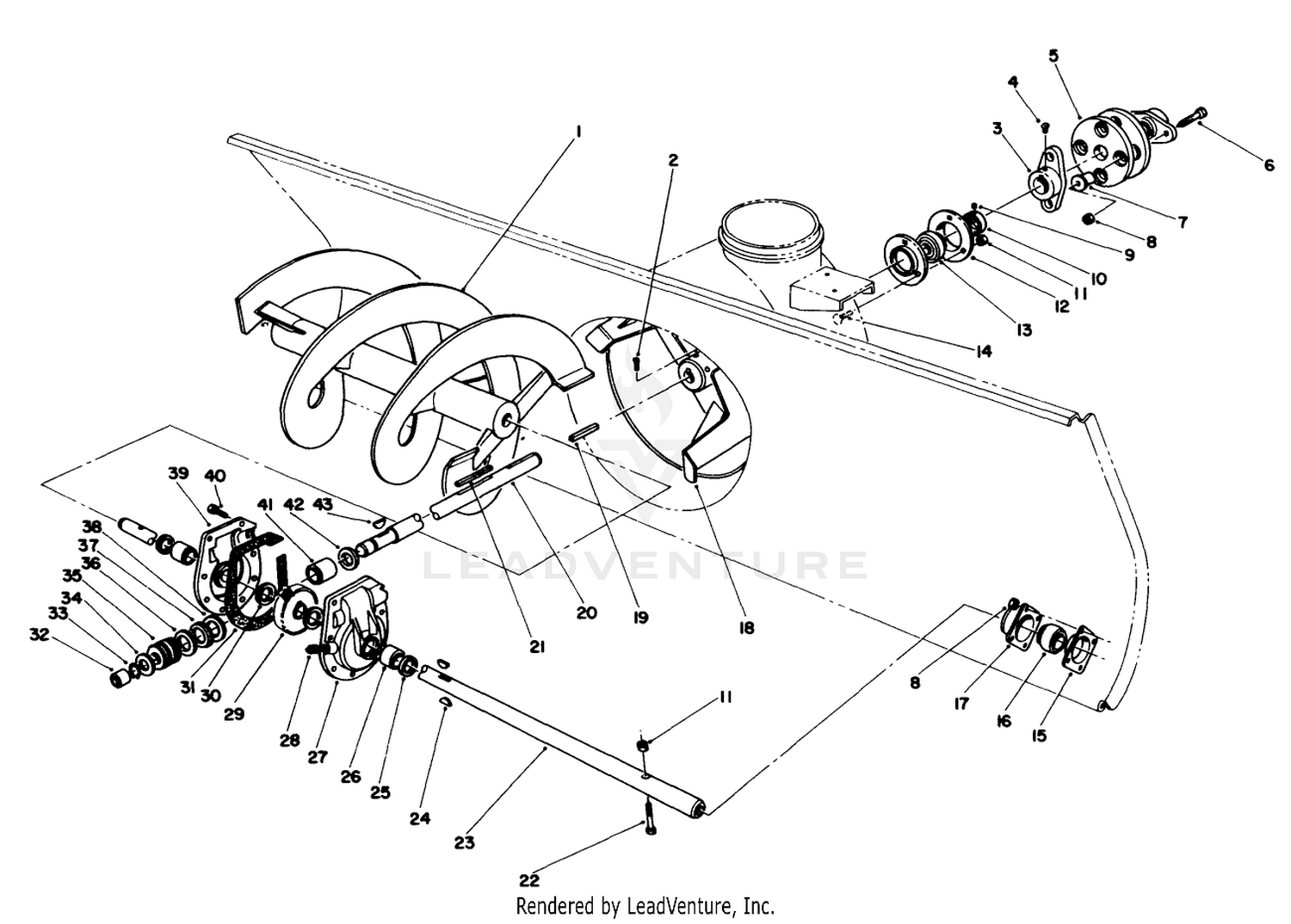 44" Snow Thrower Model No. 30761 (optional) (continued)